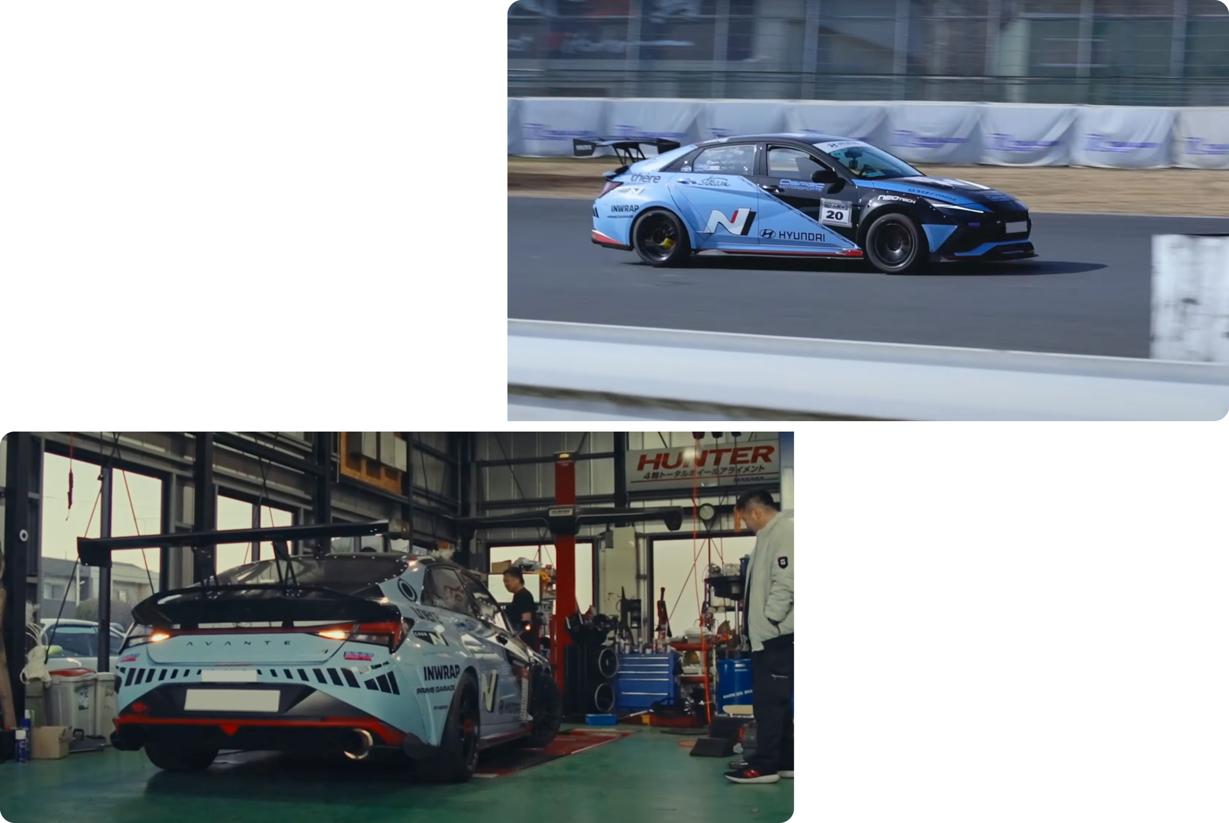 디스펙 팀의 아반떼 N