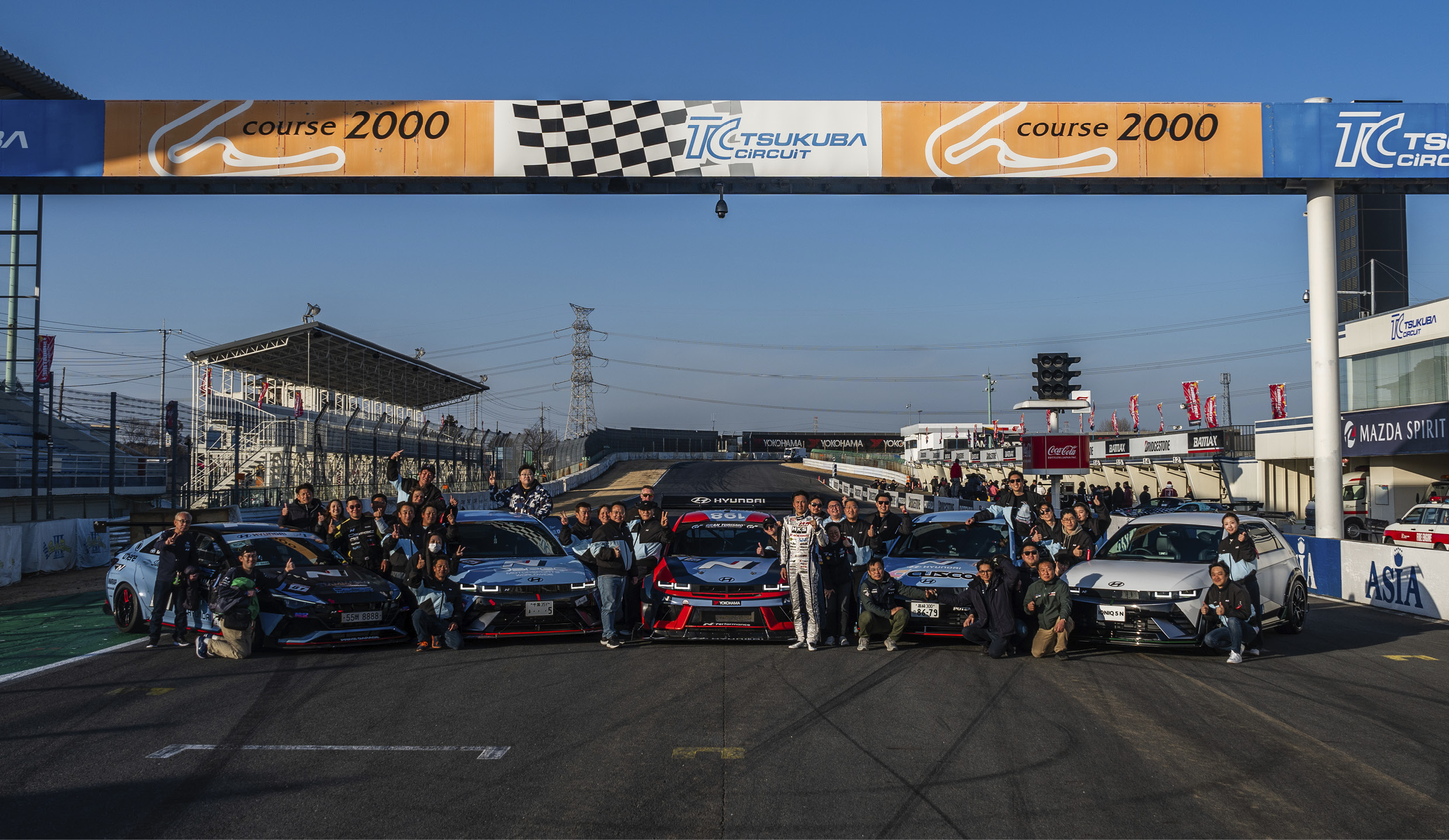 Dspec team with Hyundai N in Tsukuba Circuit