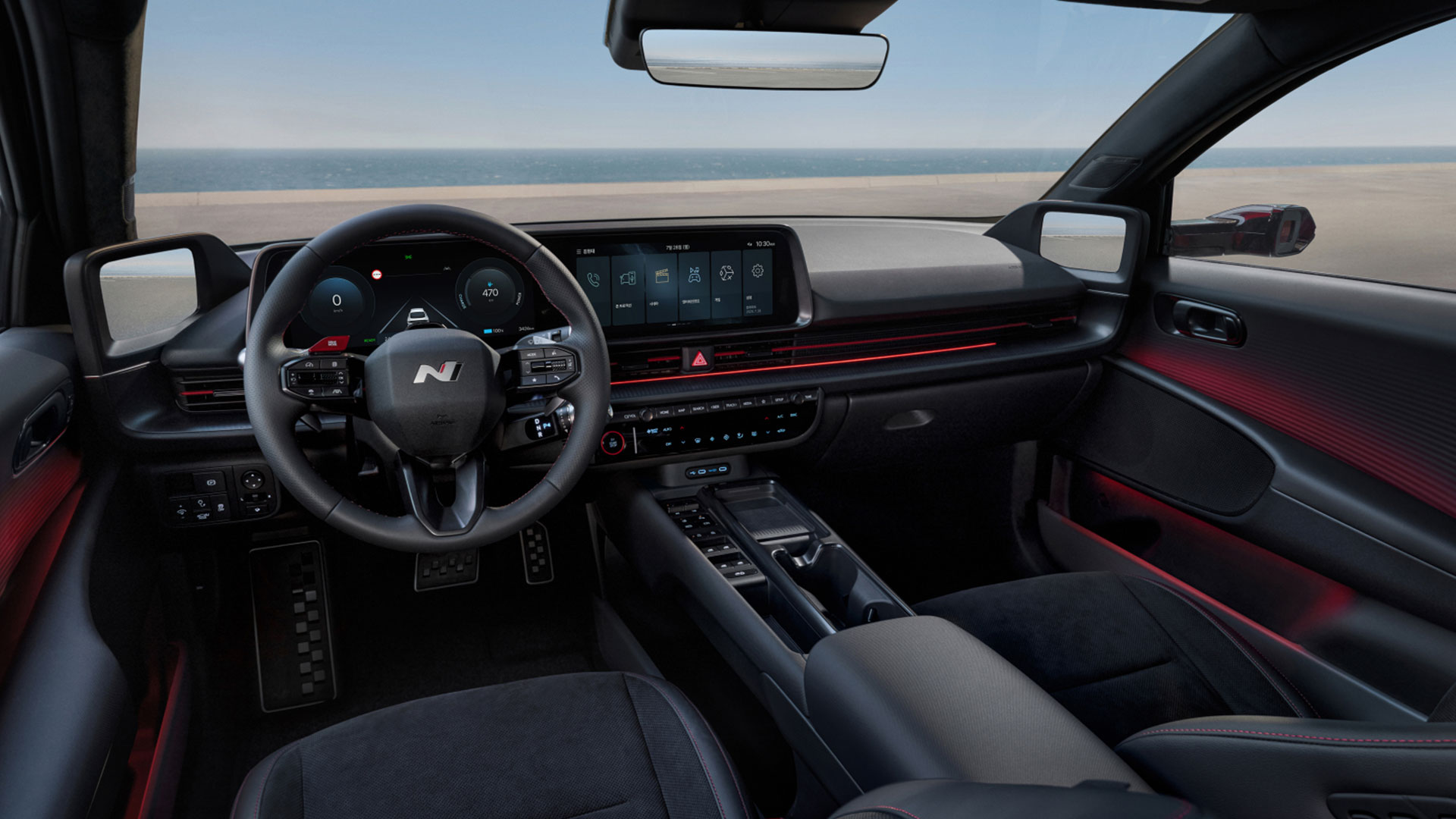 더 뉴 아이오닉 6 N 라인 내장