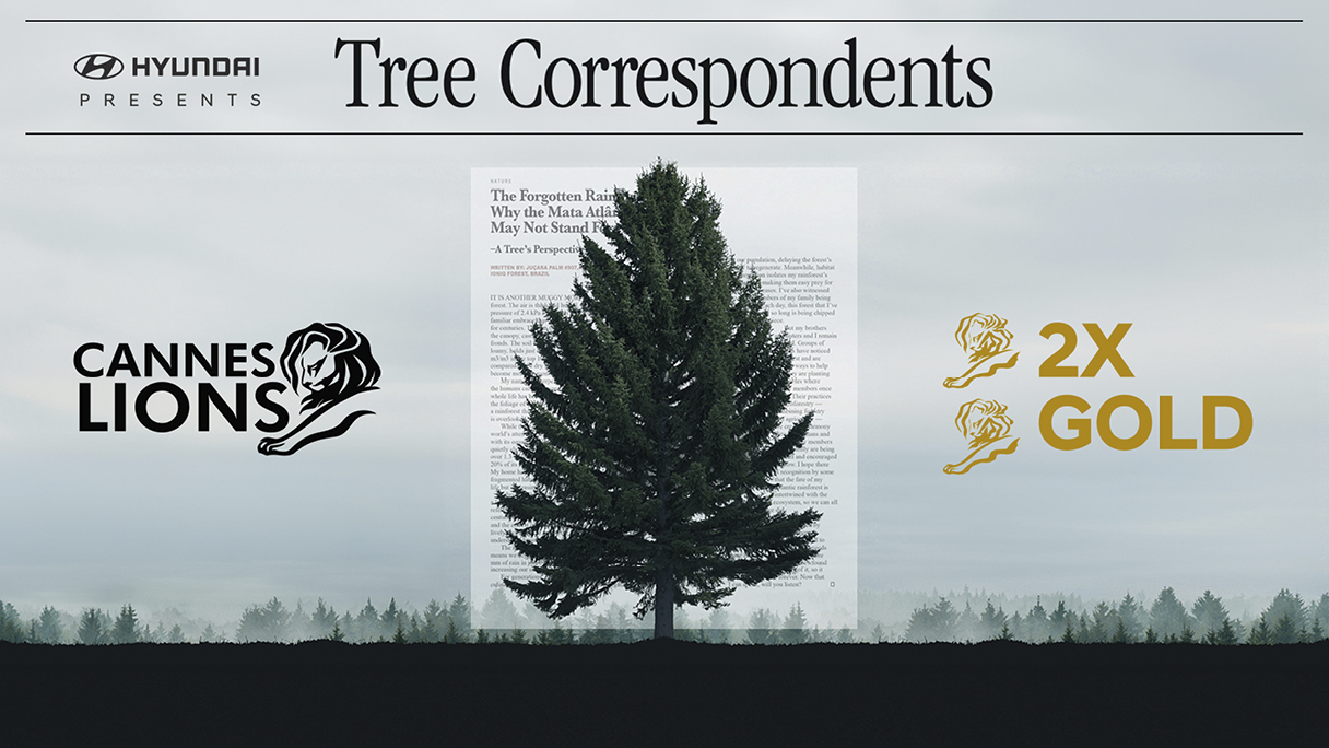 Hyundai Motor's CSR promotional campaign poster submitted to the Cannes Lions International Festival of Creativity