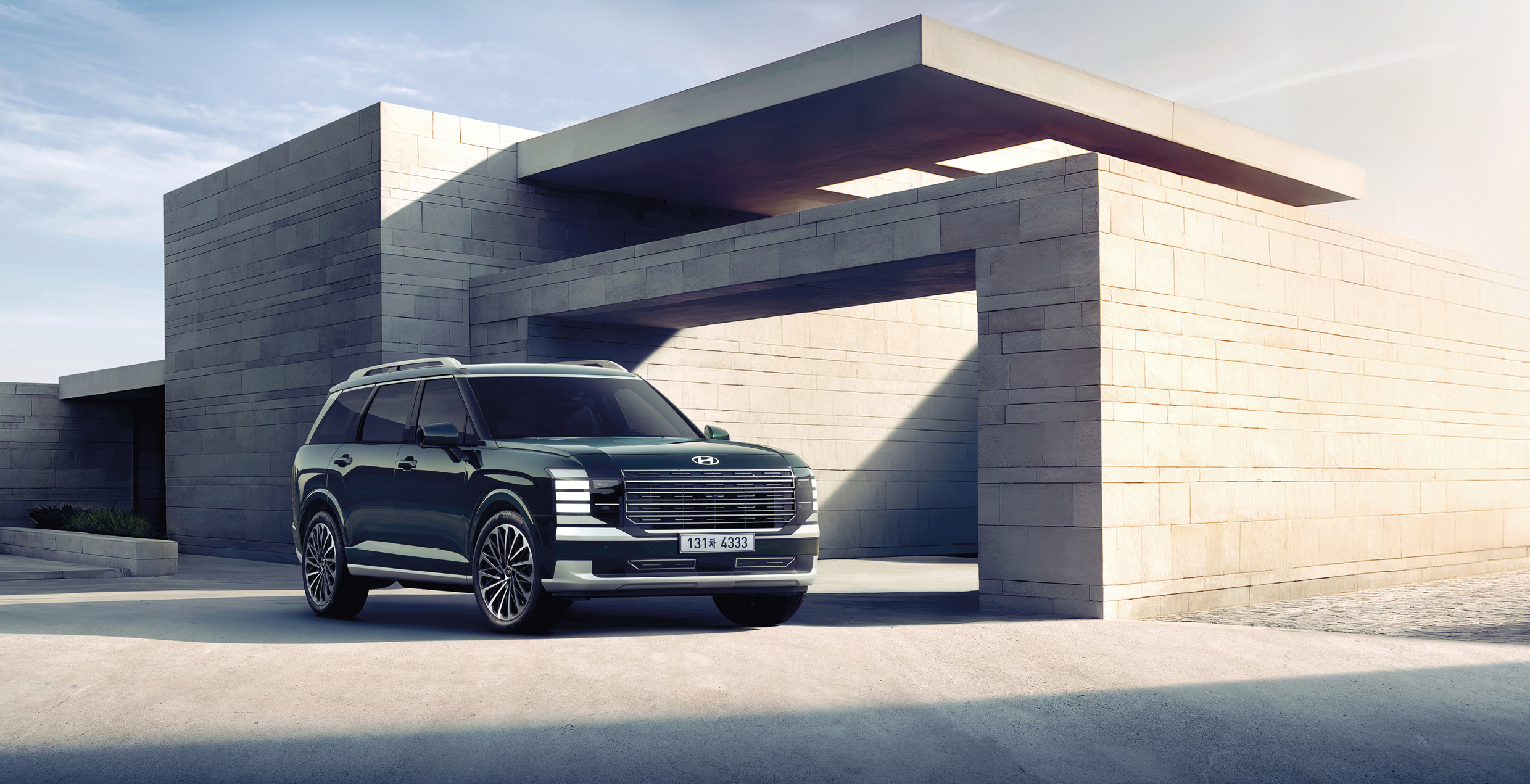 팰리세이드 하이브리드의 모습