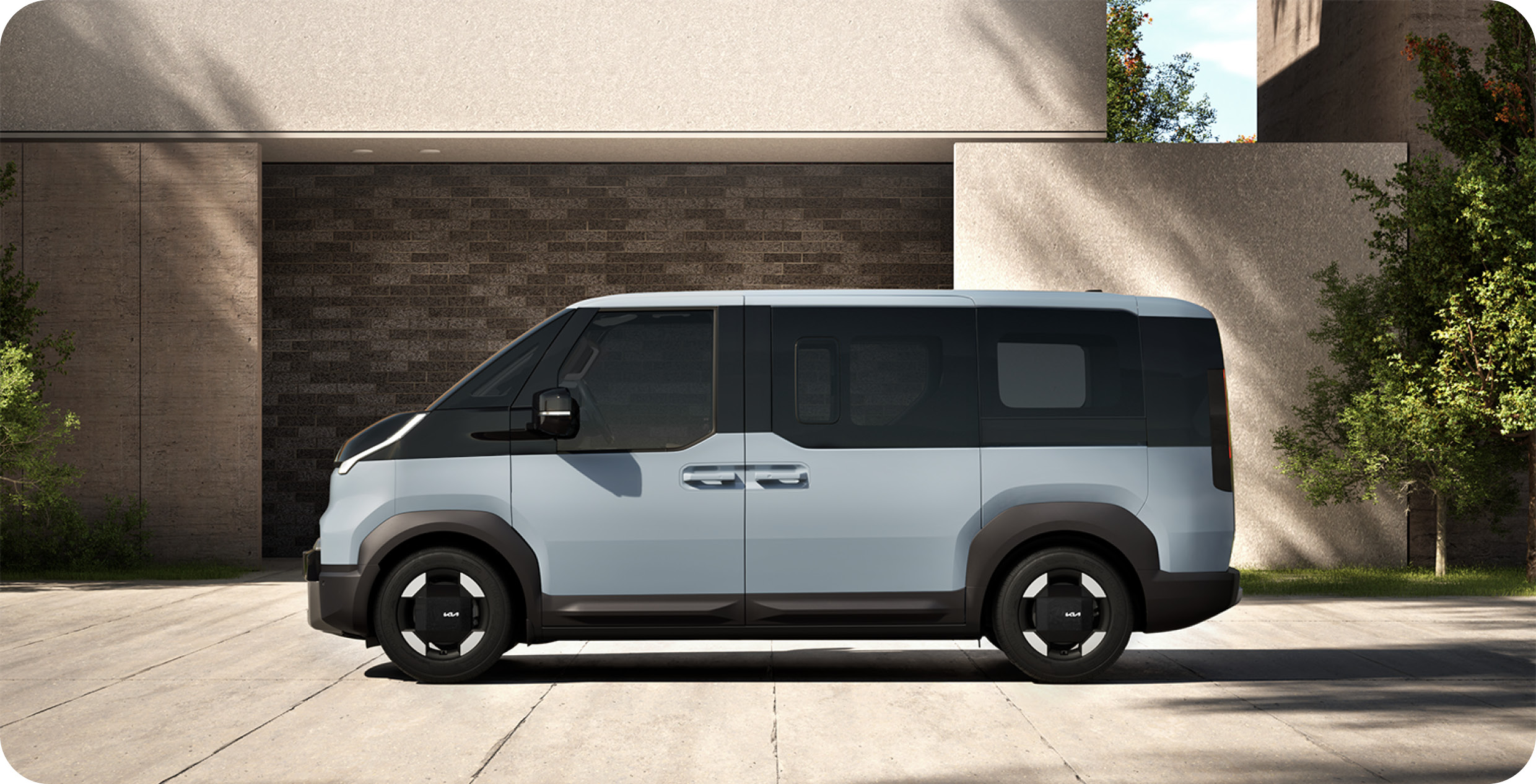 기아 PV5의 측면 모습