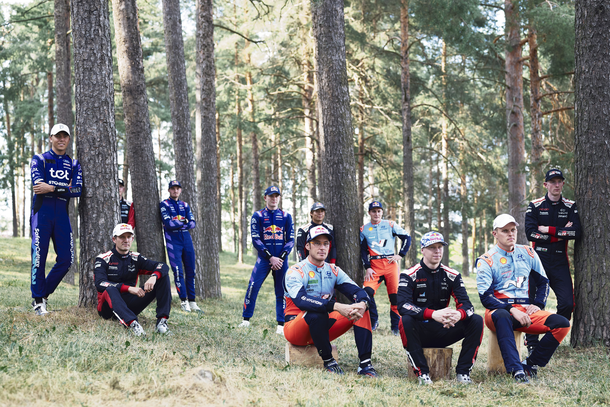 WRC 참가 드라이버들의 모습