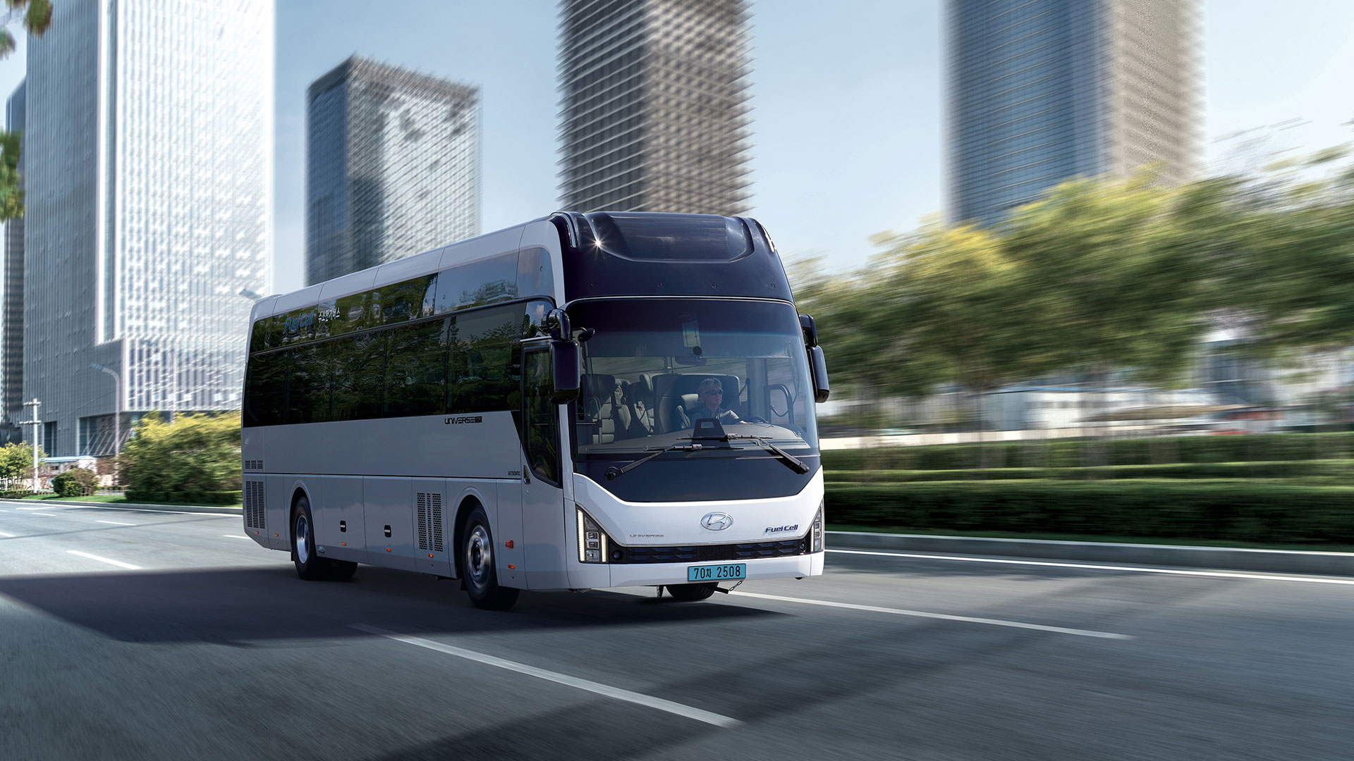 유니버스 수소전기버스 상품성 개선 모델