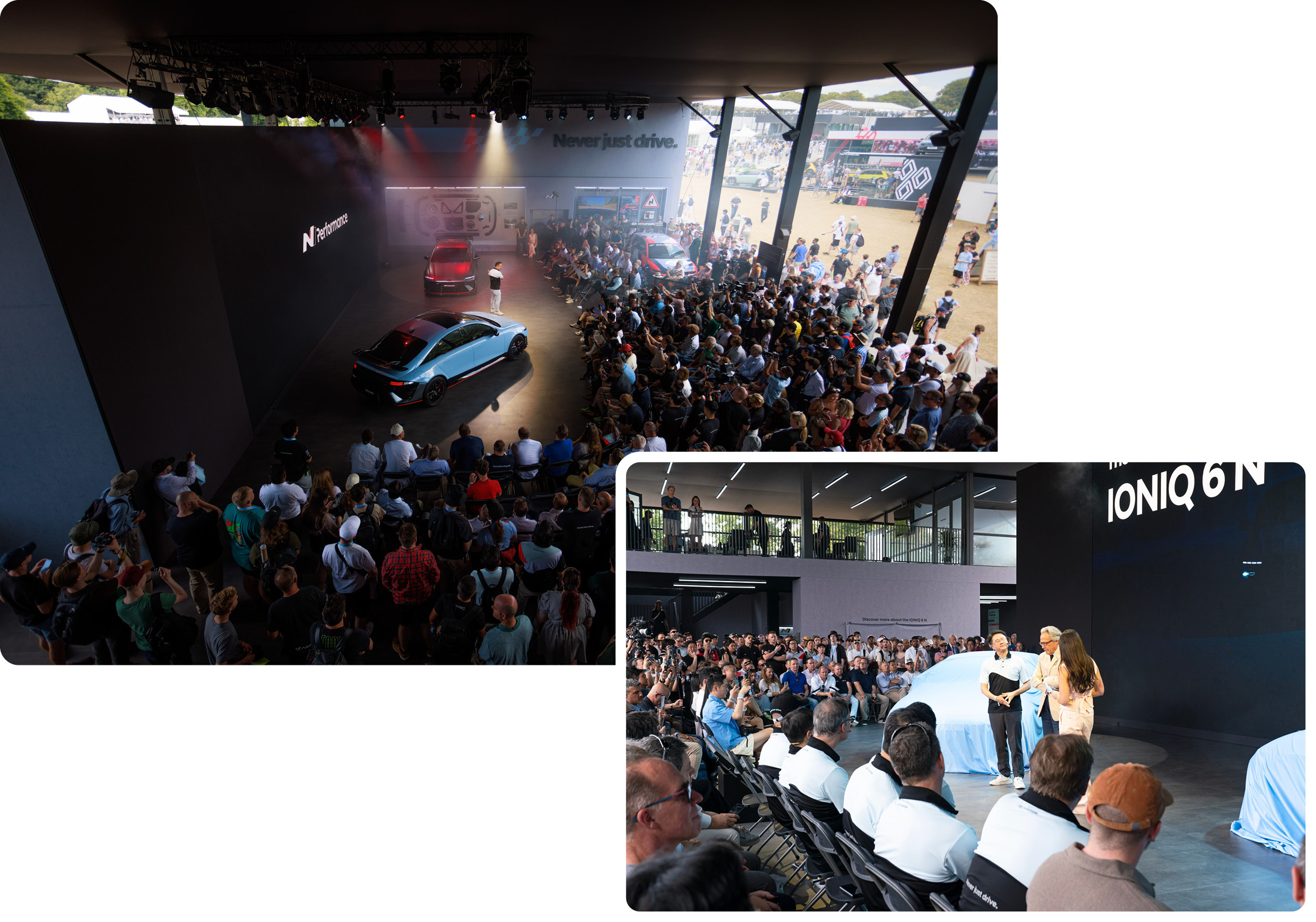 아이오닉 6 N 굿우드 월드프리미어 행사 모습