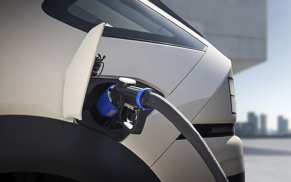 수소 충전 모습