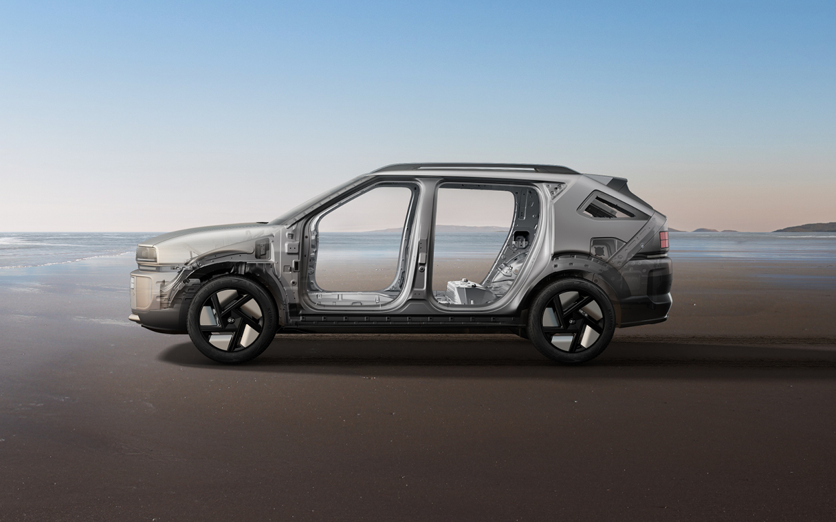 디 올 뉴 넥쏘의 주요 차체 골격