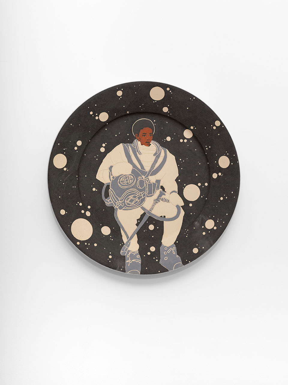 타바레스 스트란의 작품 〈Galaxy Defender〉(2025) / 출처: © Tavares Strachan, courtesy of the artist, photo by Jonty Wilde