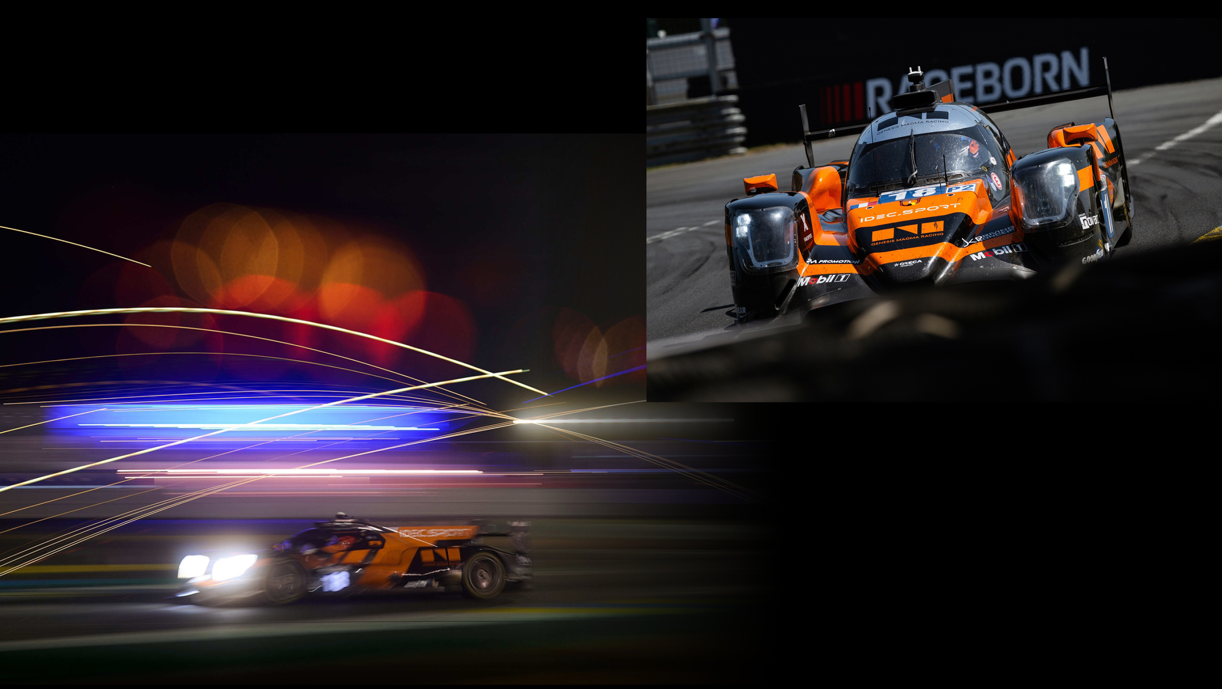 르망 24시에 참가한 제네시스 마그마 레이싱의 모습