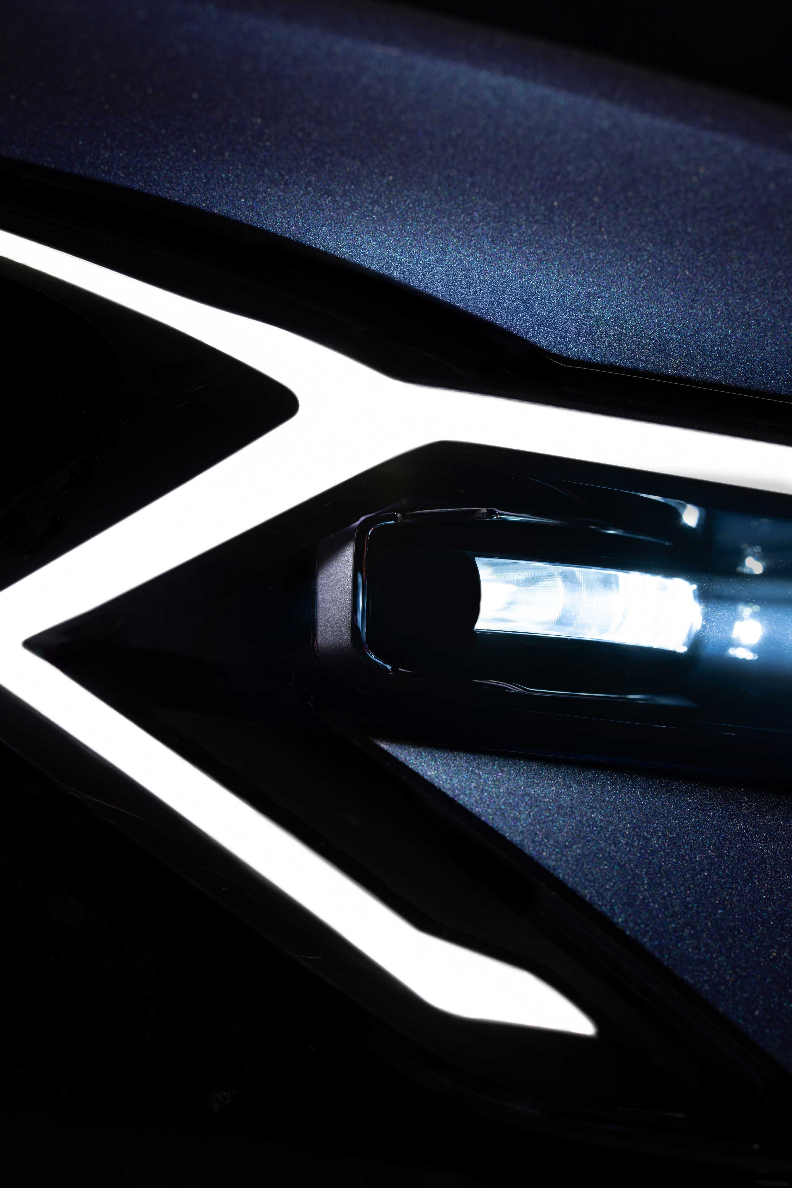 대구 야간 K5 하이브리드 전면, 헤드라이트