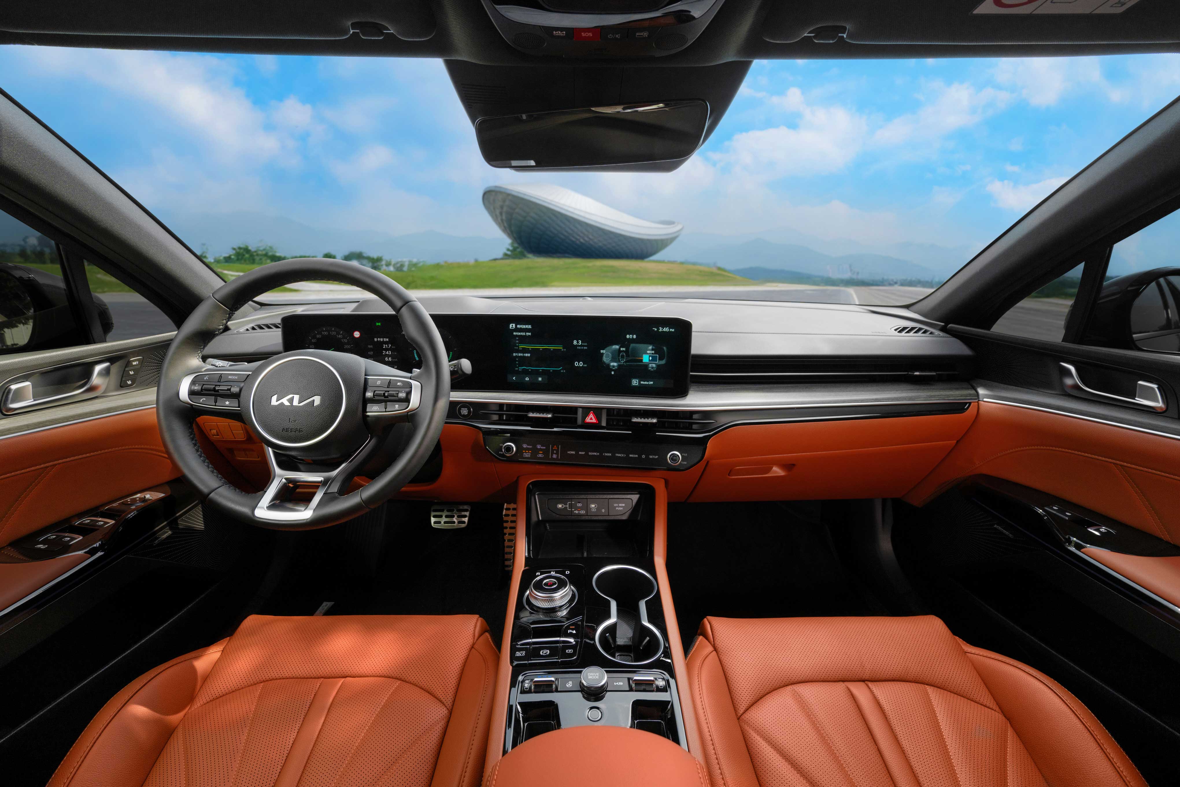 대구 강정보 디아크 조형물 앞 K5 하이브리드_ 내부 인테리어