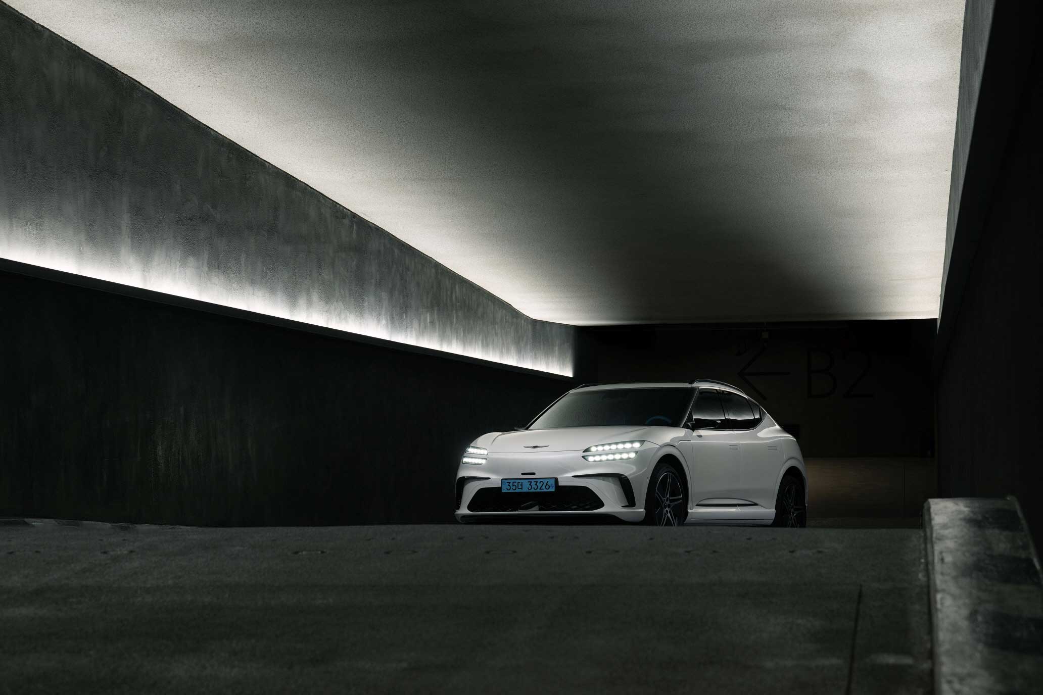 제네시스 청주에서 담아낸 GV60_전측면