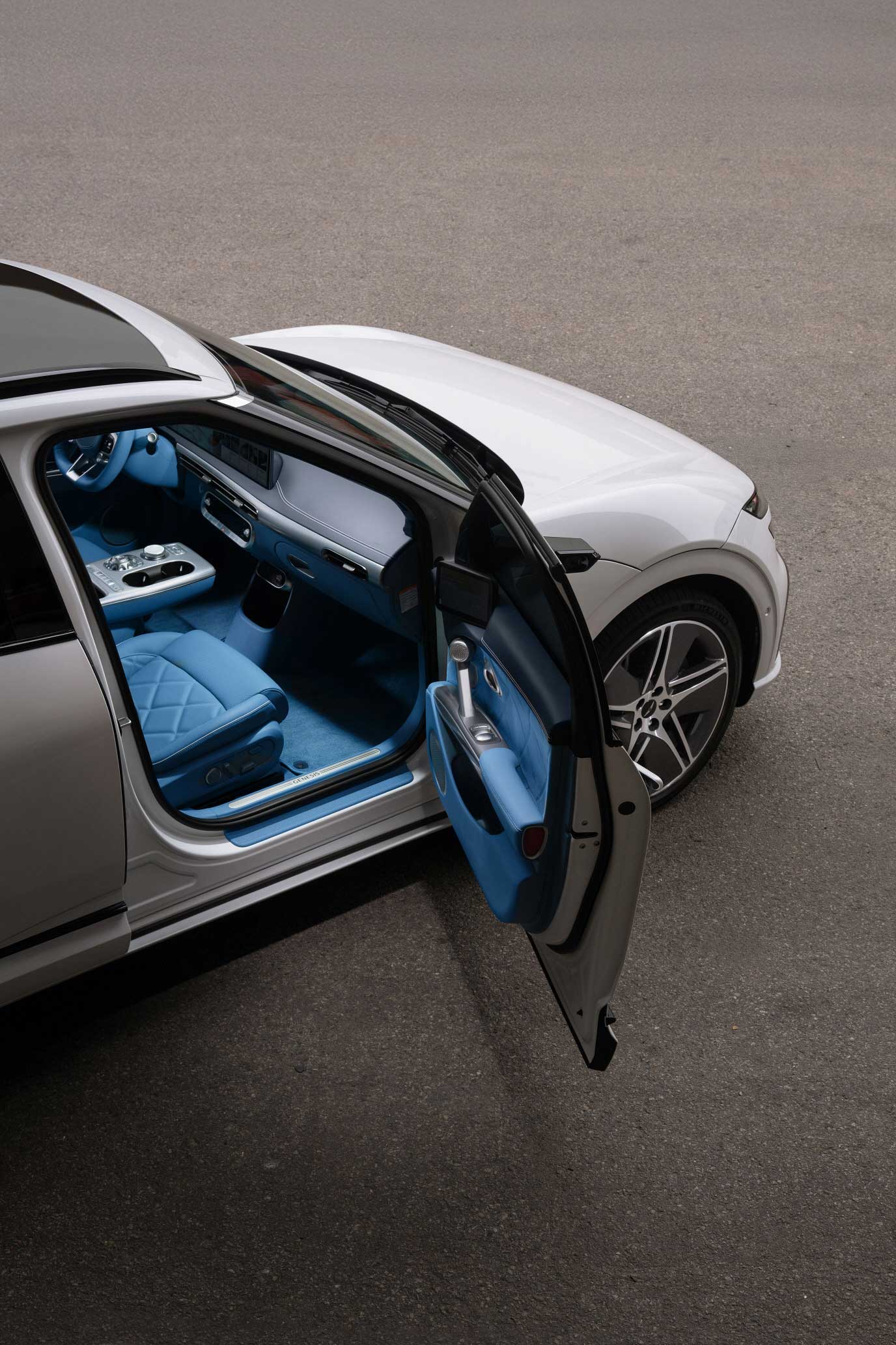 제네시스 청주에서의 GV60_조수석