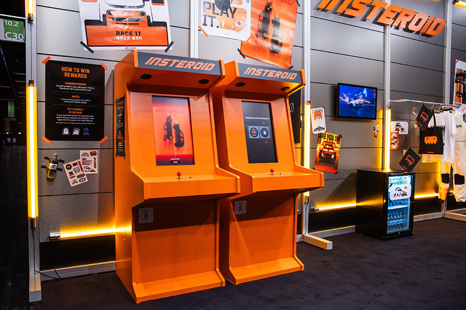 Hyundai Motor INSTEROID Retro Arcade game, gamescom 2025 (2)