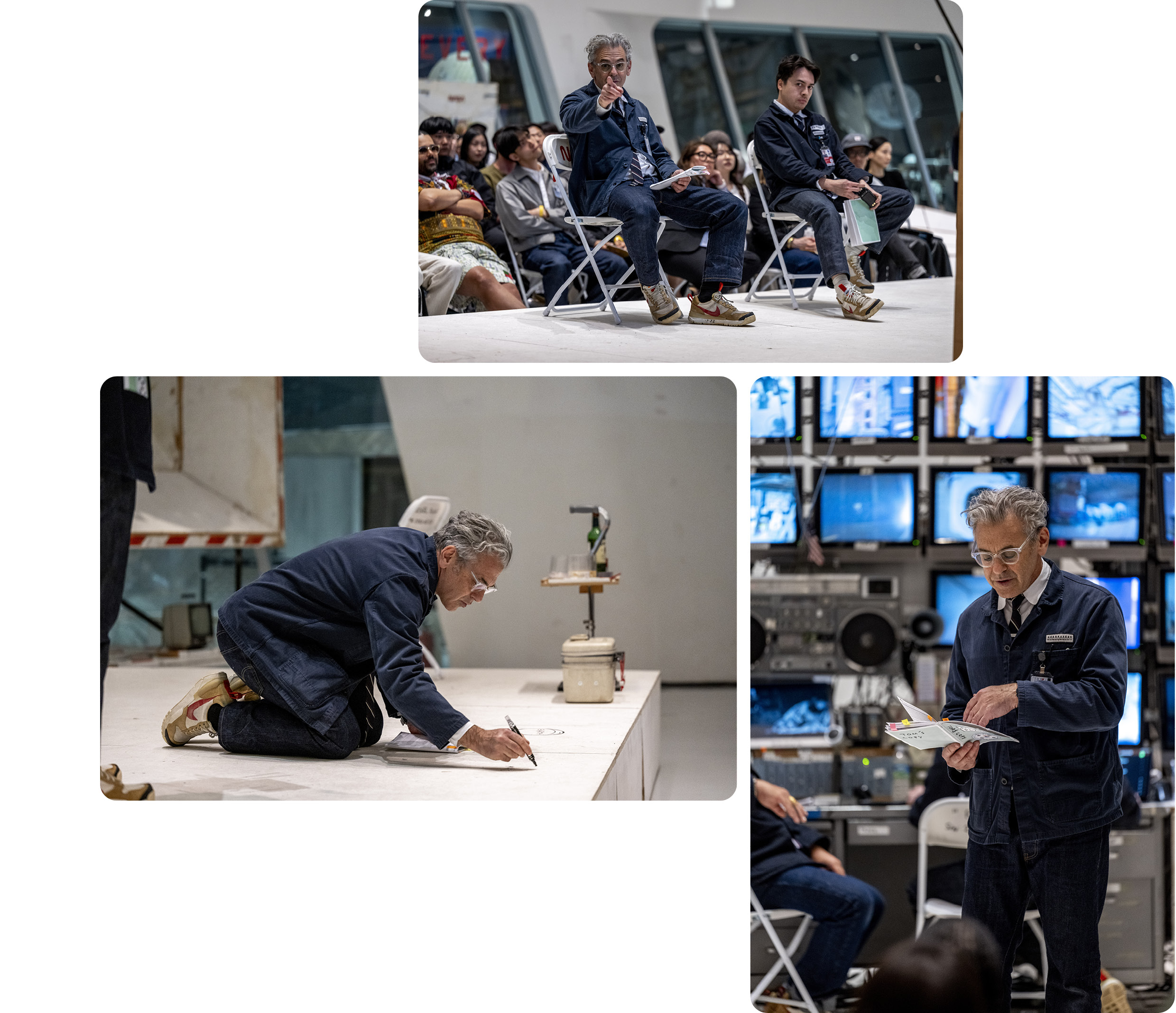 세계적인 아티스트 톰 삭스의 모습