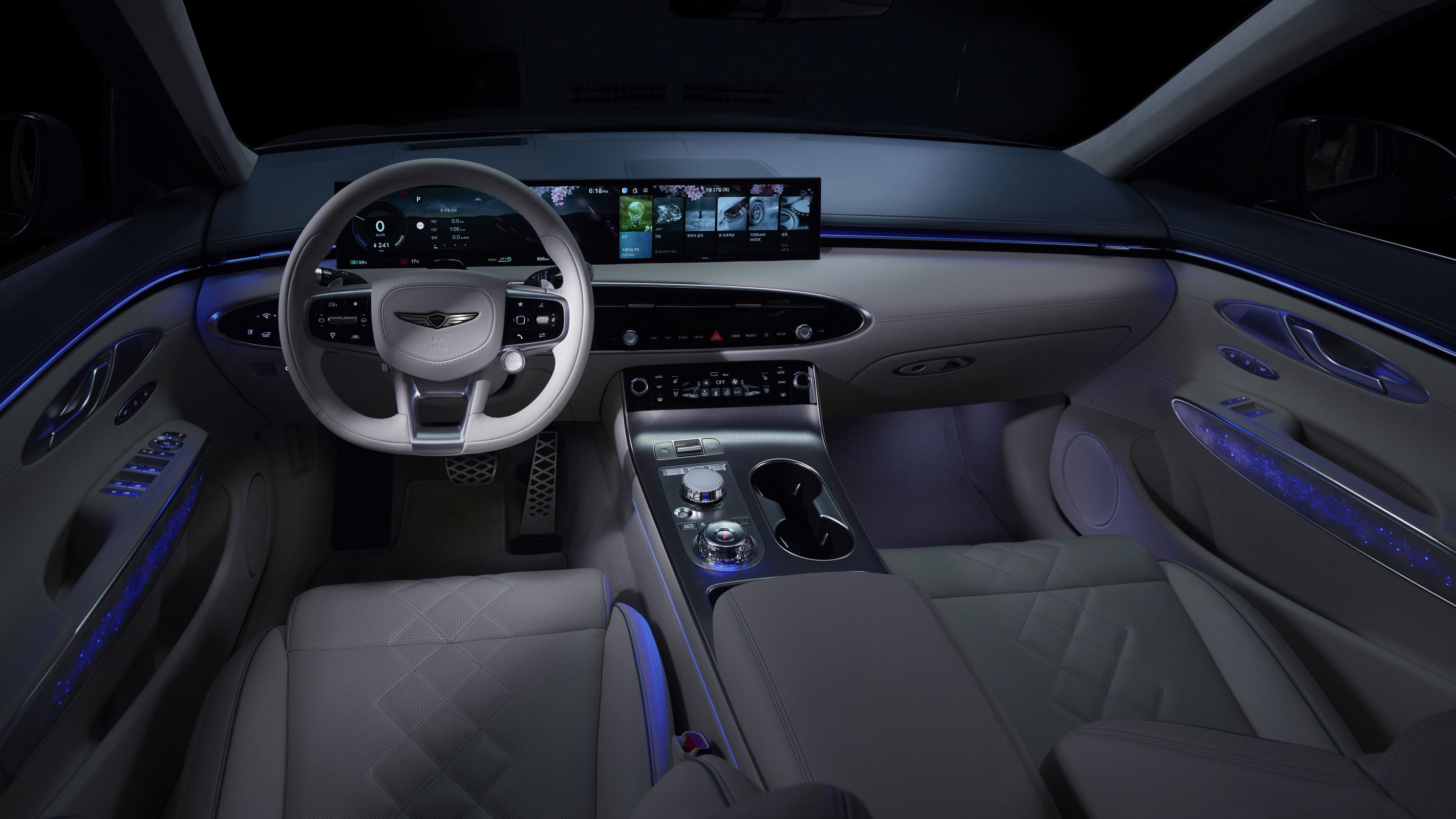 GV70 전동화모델_내부 인테리어