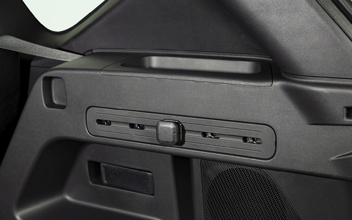 더 기아 EV5의 러기지 룸에 적용된 기아 애드기어의 모습