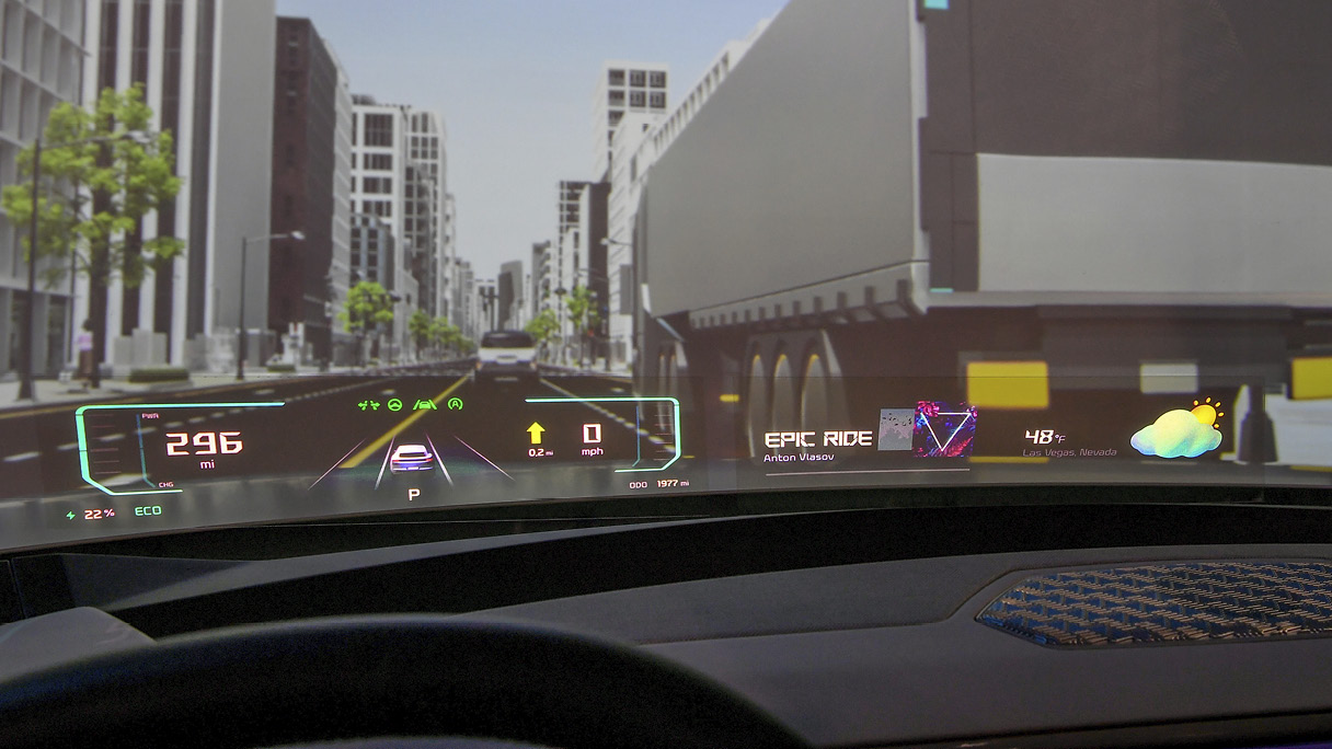 Hyundai Mobis' future mobility solution currently under development in operation