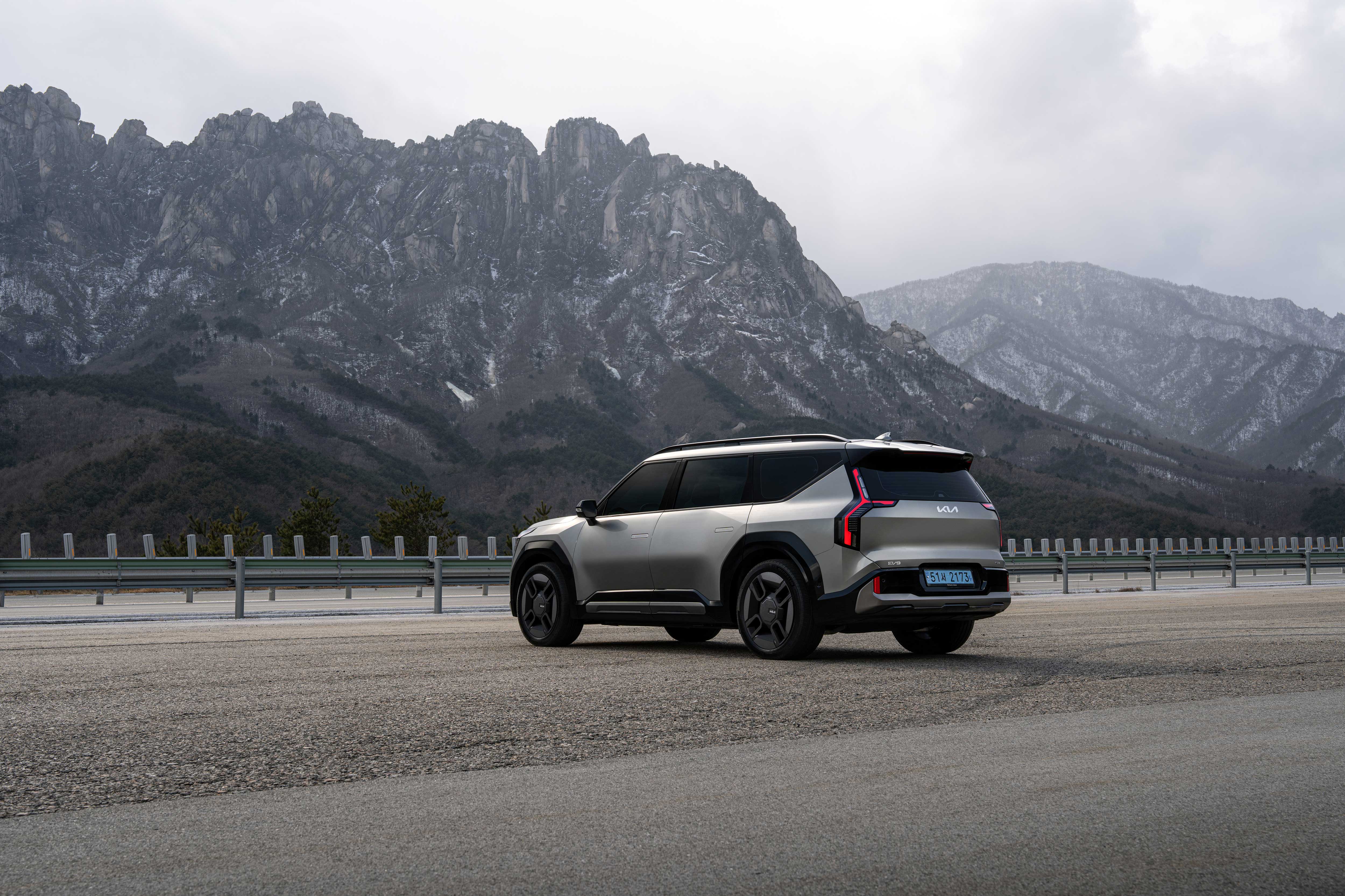 겨울, EV9 GT-Line_후측면