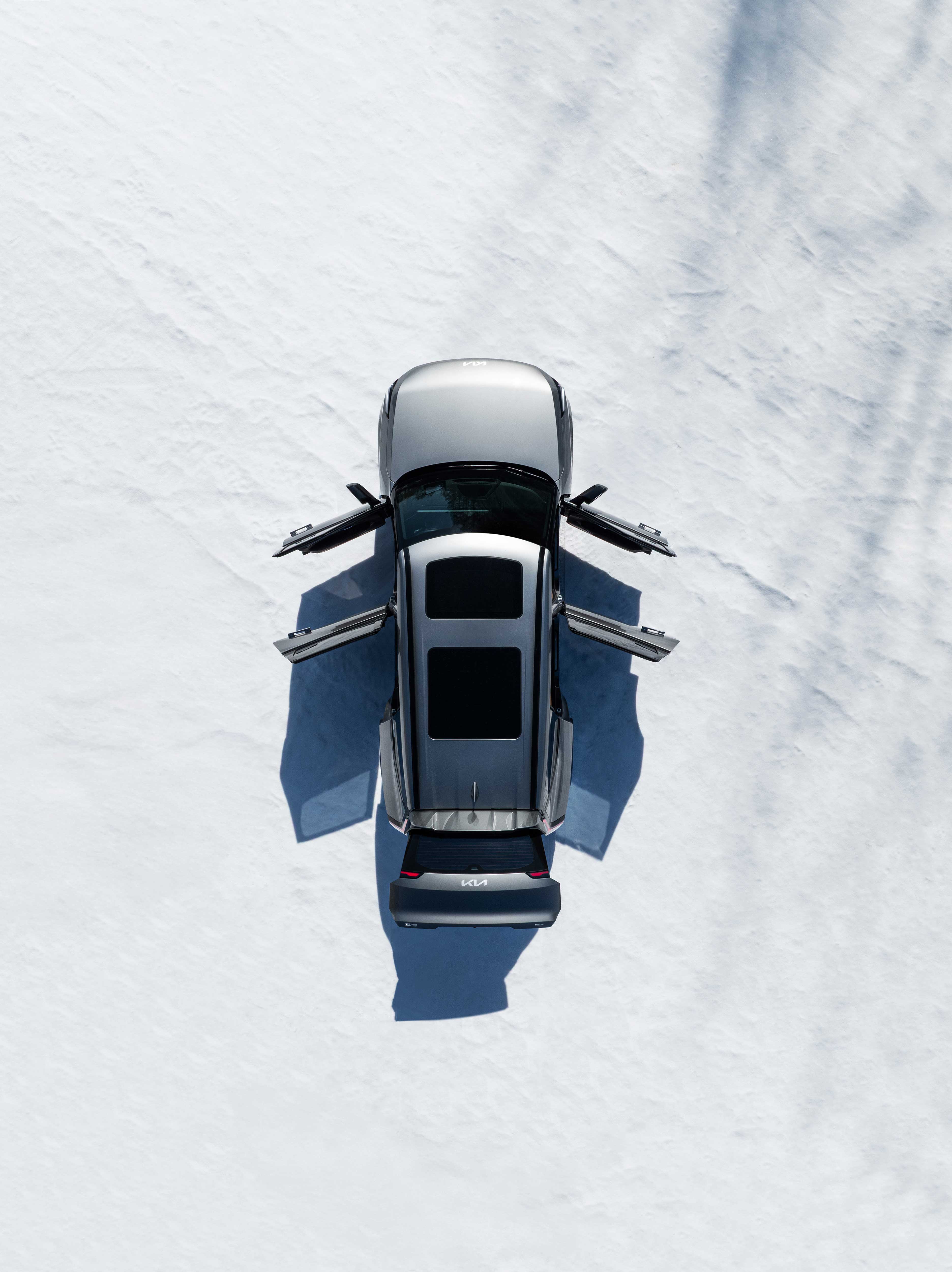 겨울, EV9 GT-Line_상부_차량 문 열림