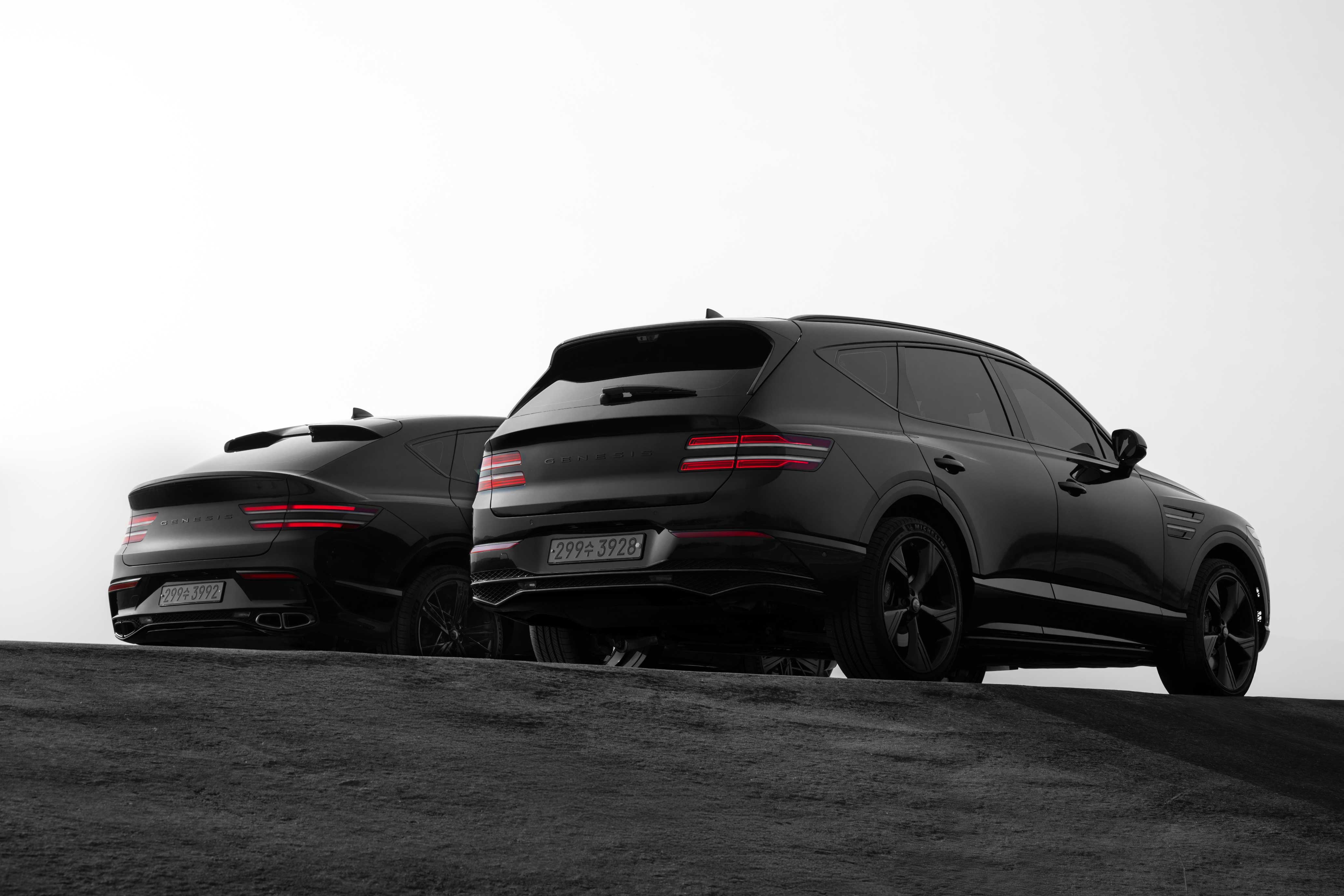 GV80 블랙 & GV80 쿠페 블랙_ 전측면