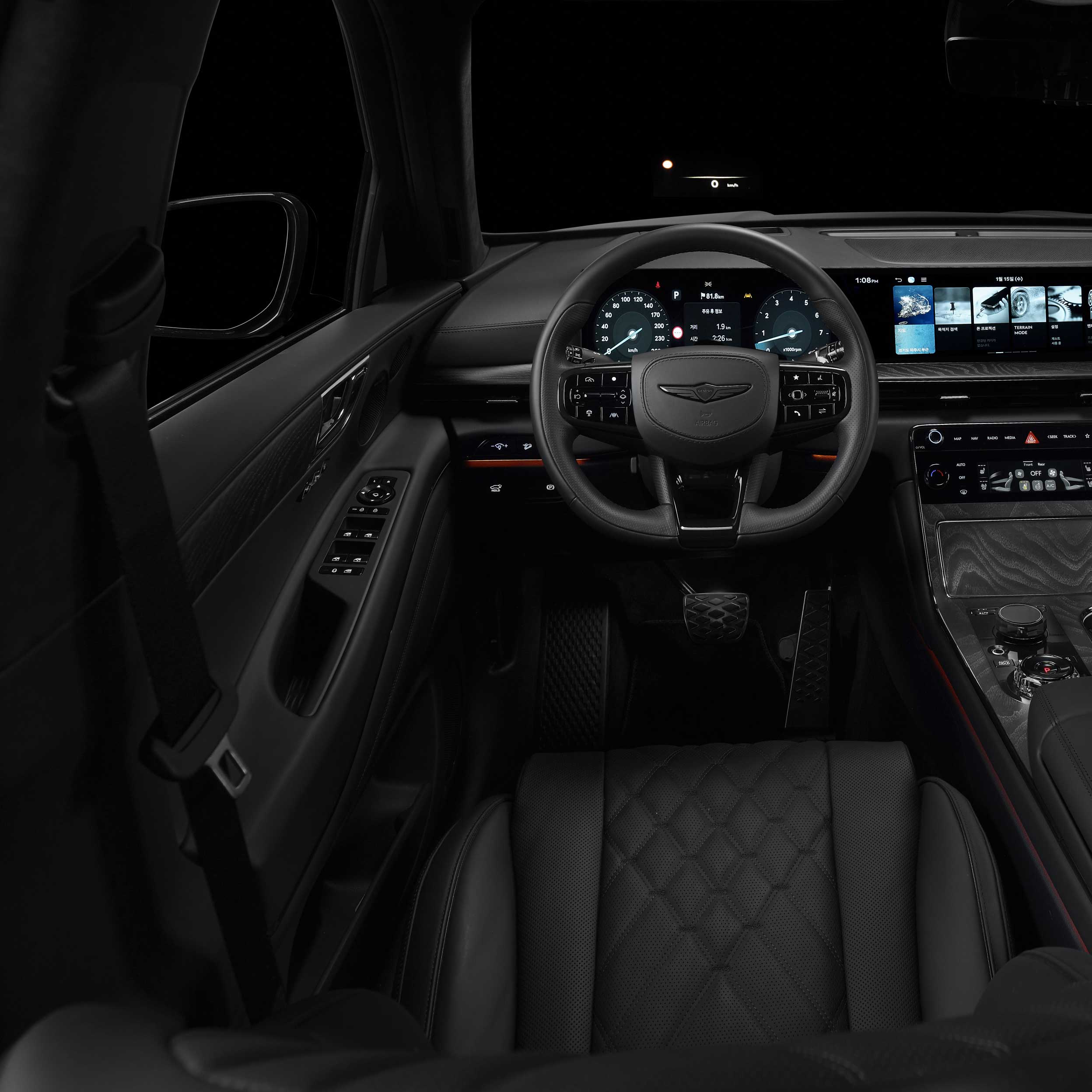 GV80 쿠페 블랙_핸들