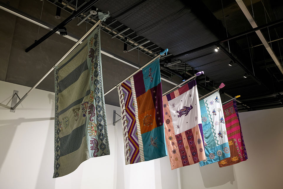 Youngin Hong, Sacred Empires, 2025, installation view in Hyundai Translocal Series: Entangled and Woven, Cheongju Craft Biennale 2025 © Cheongju Craft Biennale Organizing Committee, photo by Wooil Kim