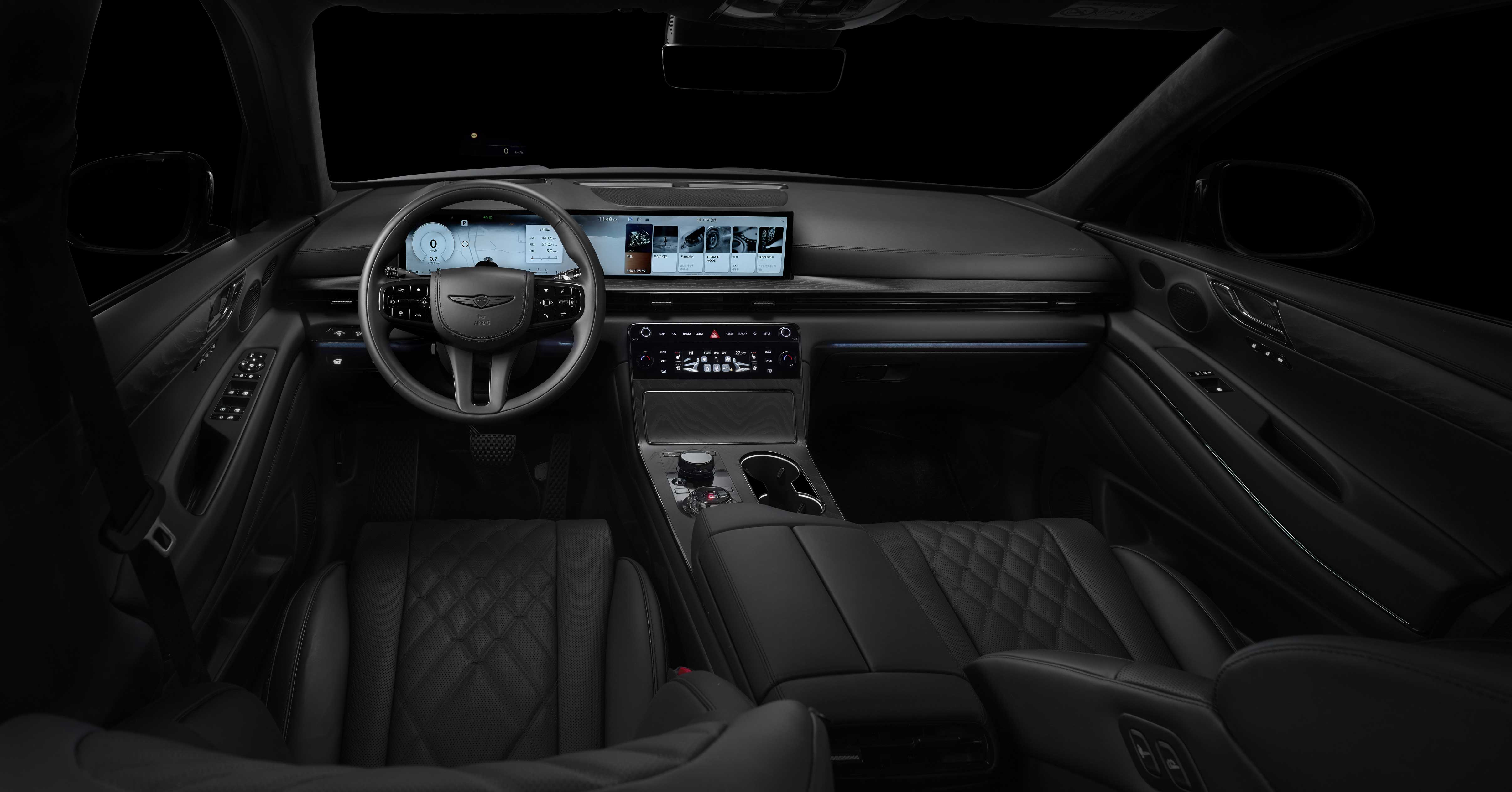 GV80 Black_내부 인테리어