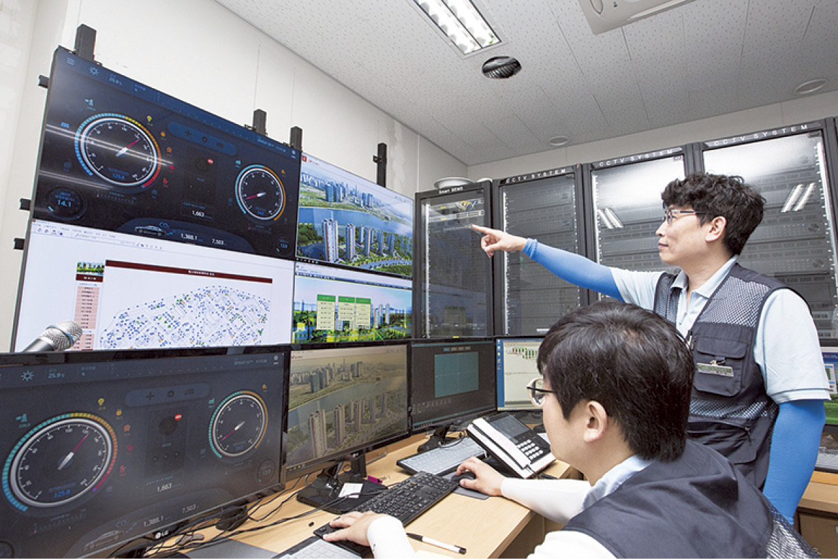 건물 에너지 관리 시스템의 모습