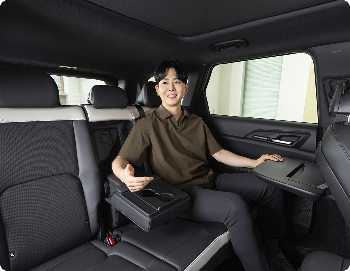 기아 EV5를 개발한 PM 연구원의 모습