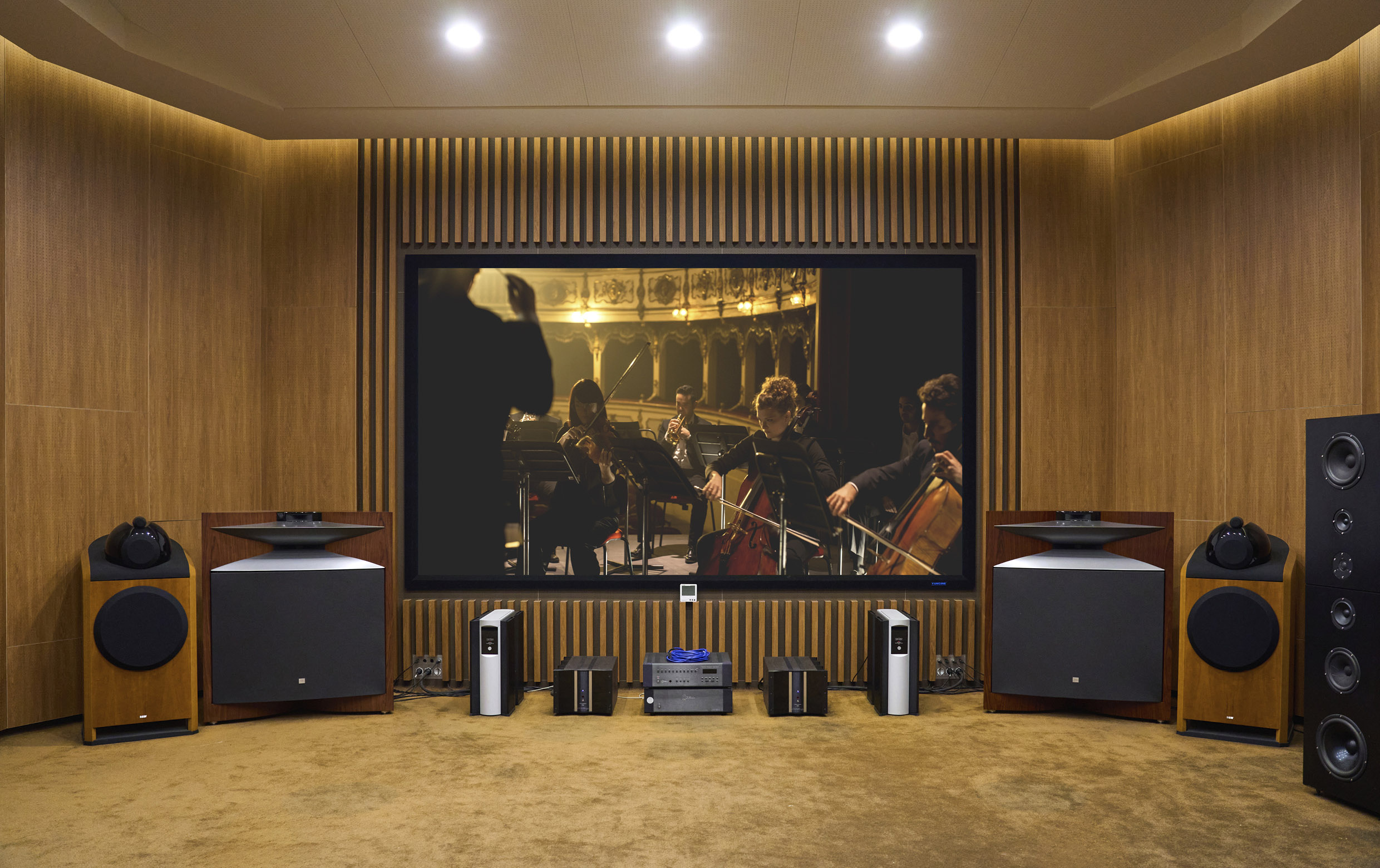 음향 청취실 전경