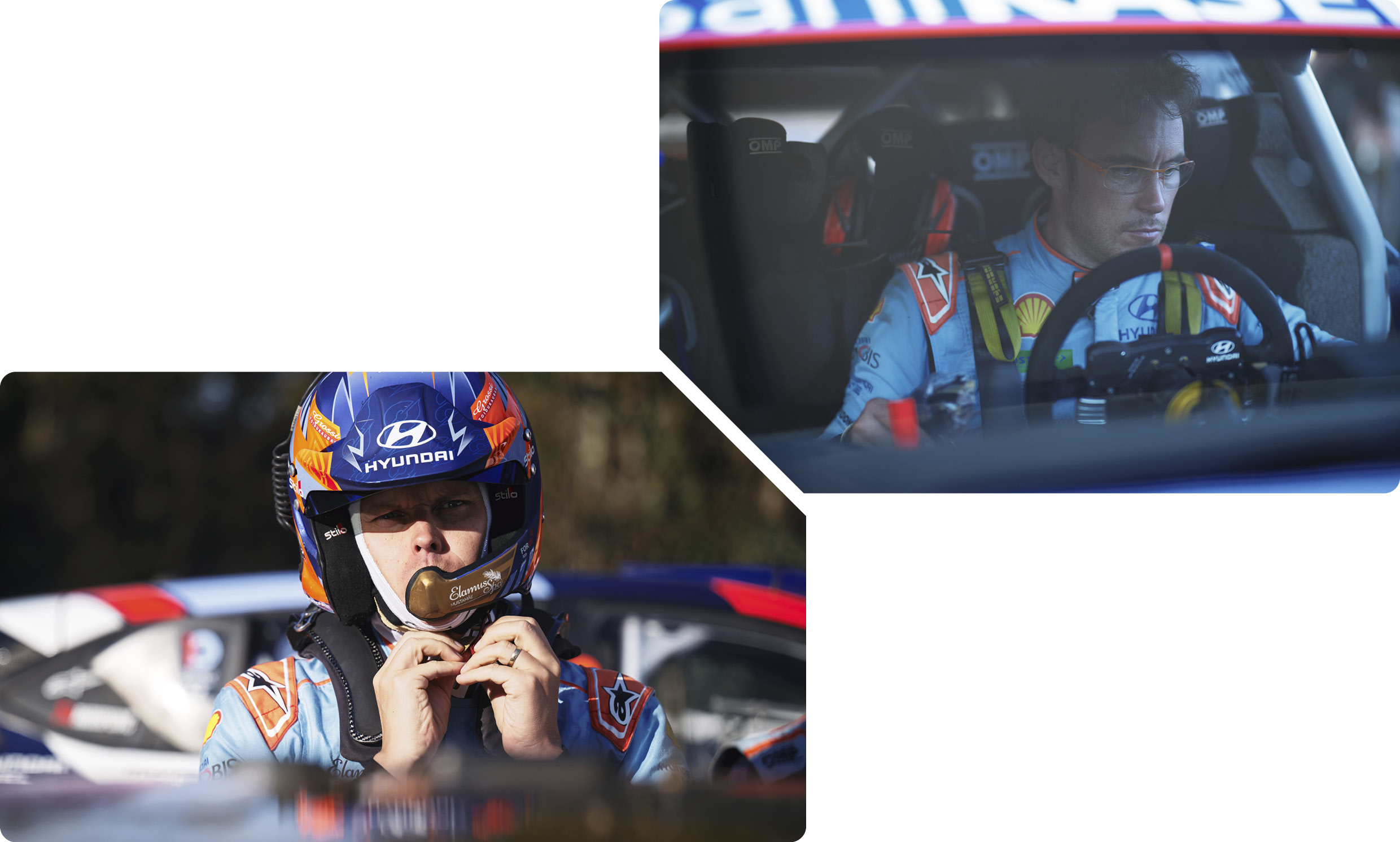 현대팀 드라이버들의 모습