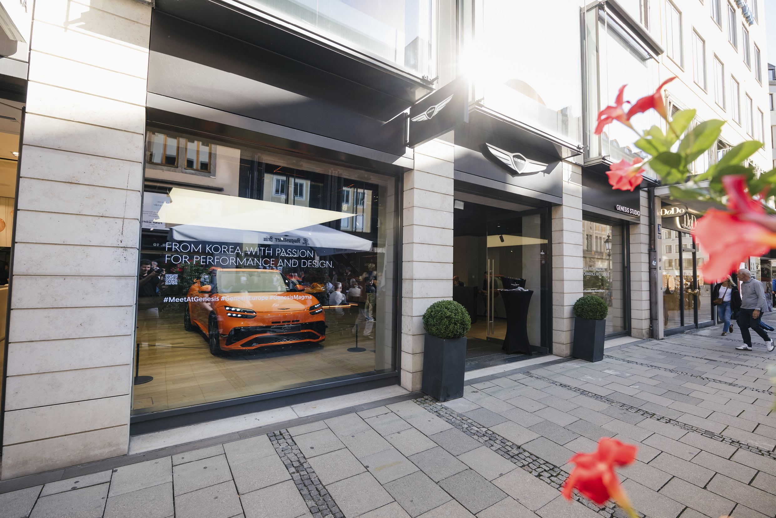 Exterior of the Genesis Munich Studio