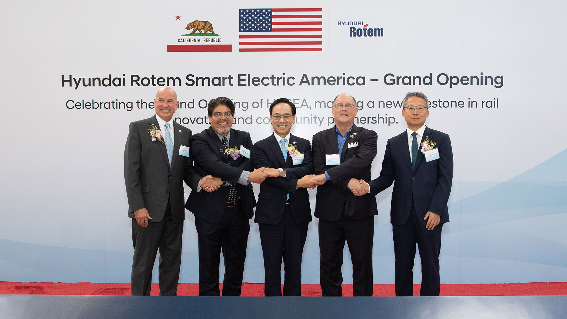 현대로템, 美 철도 전장품 공장 HRSEA 준공