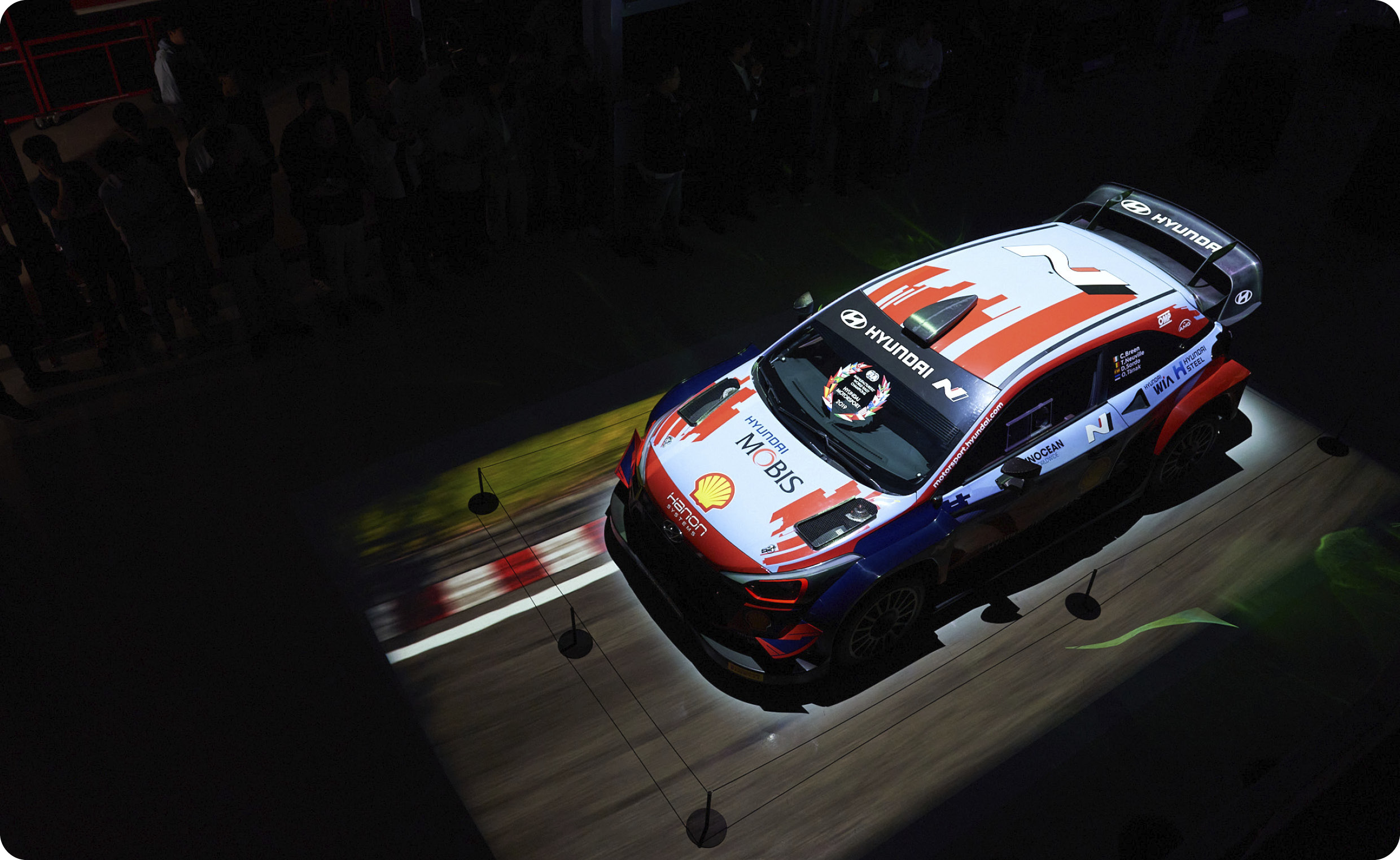 N 아카이브에 전시된 i20 쿠페 WRC