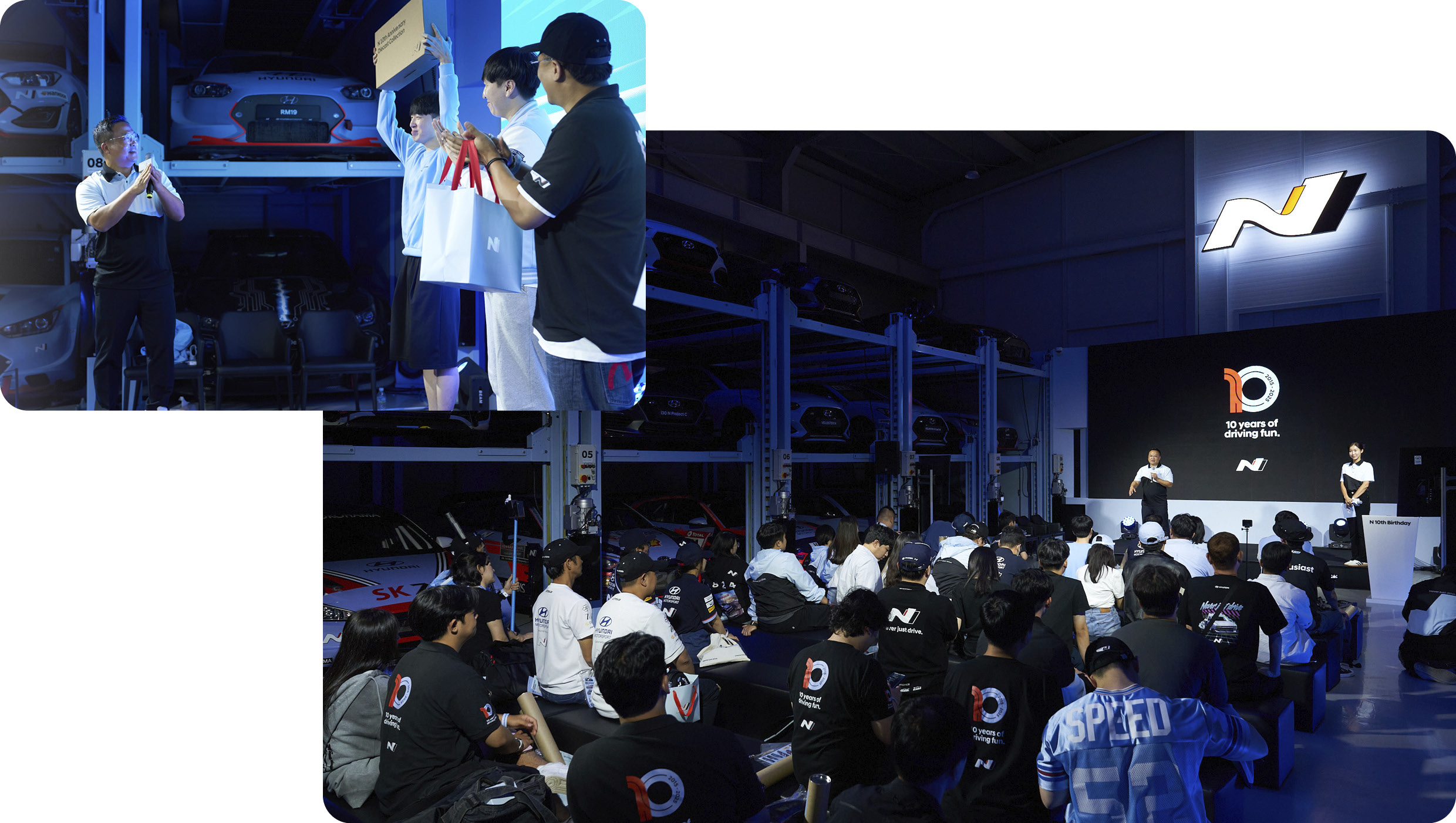 Visitors to the 10th Anniversary of Hyundai N