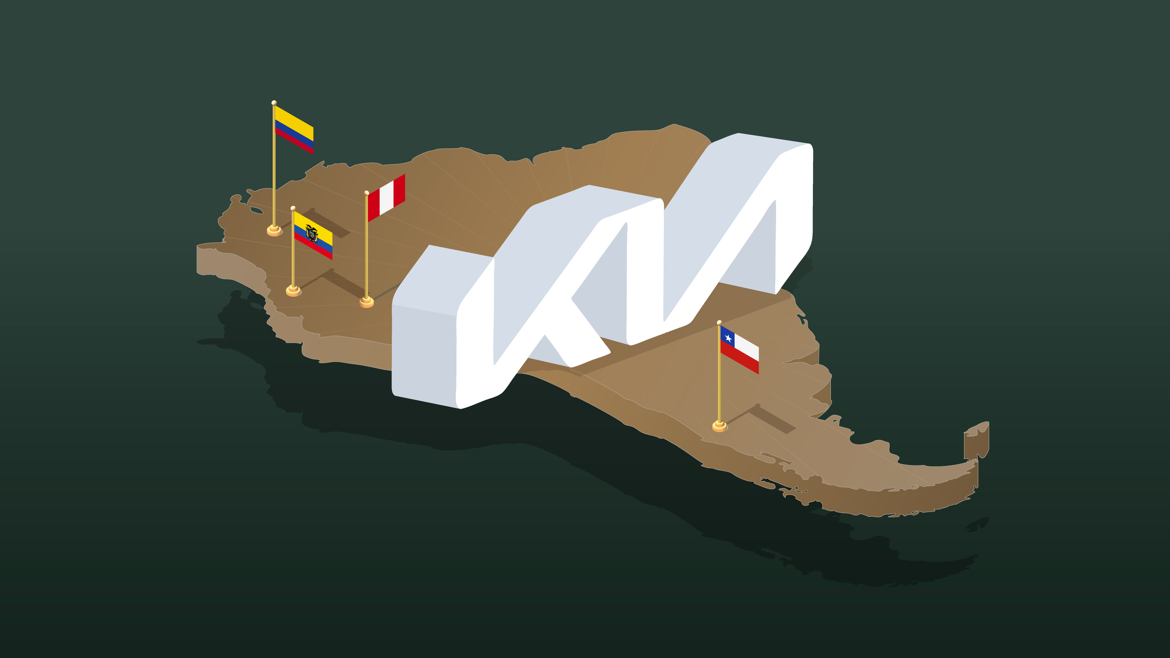 Image that expresses Kia's targeting of the Latin American market