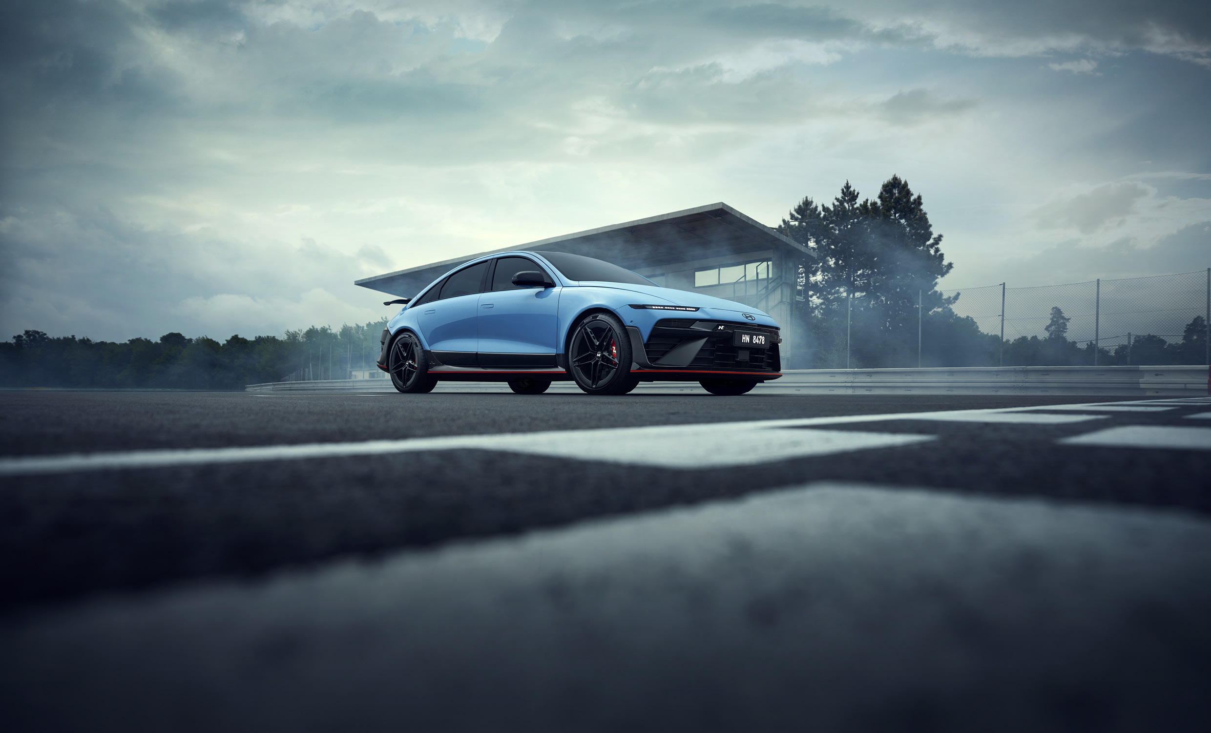 현대자동차 아이오닉 6 N의 모습