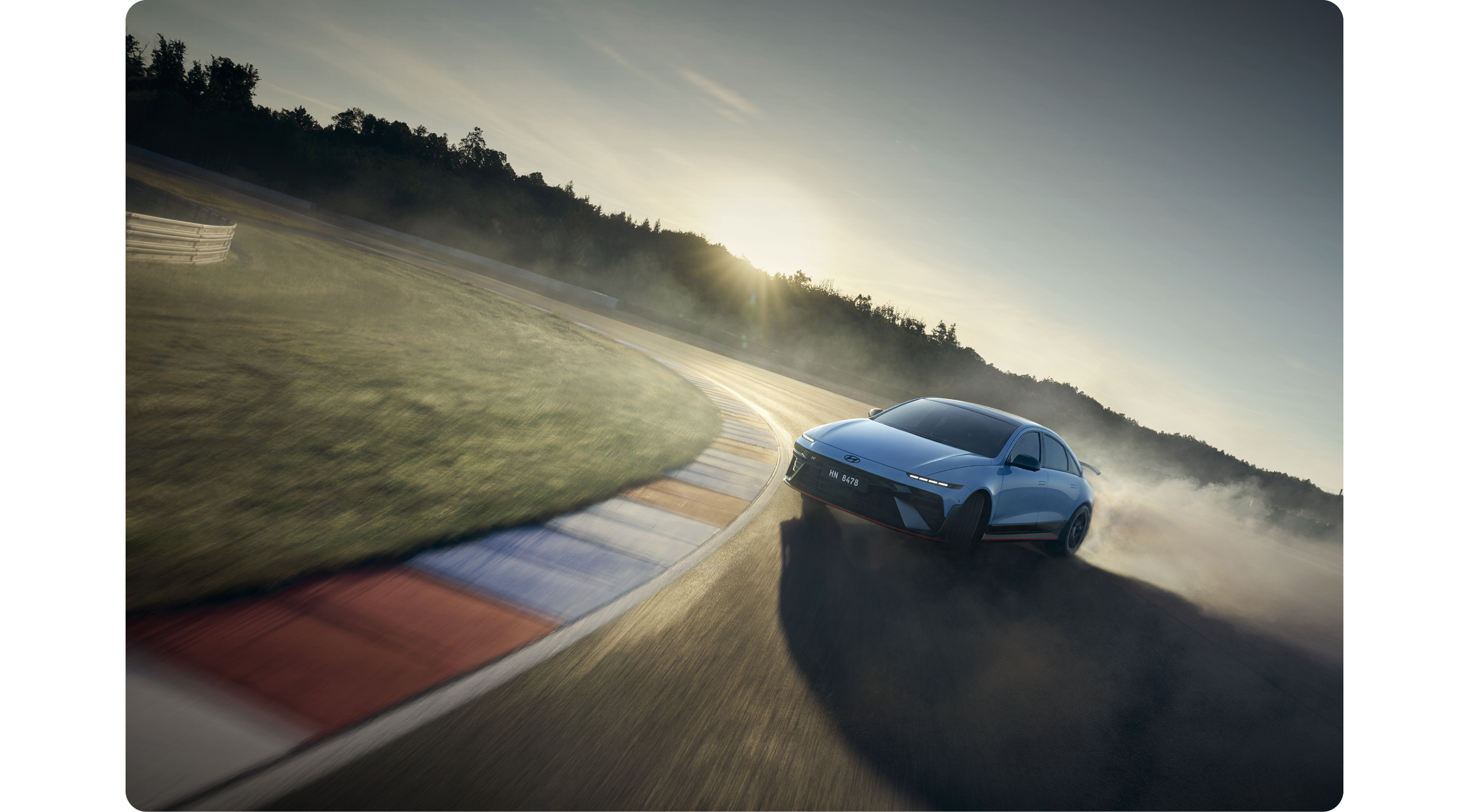 현대자동차 아이오닉 6 N의 모습