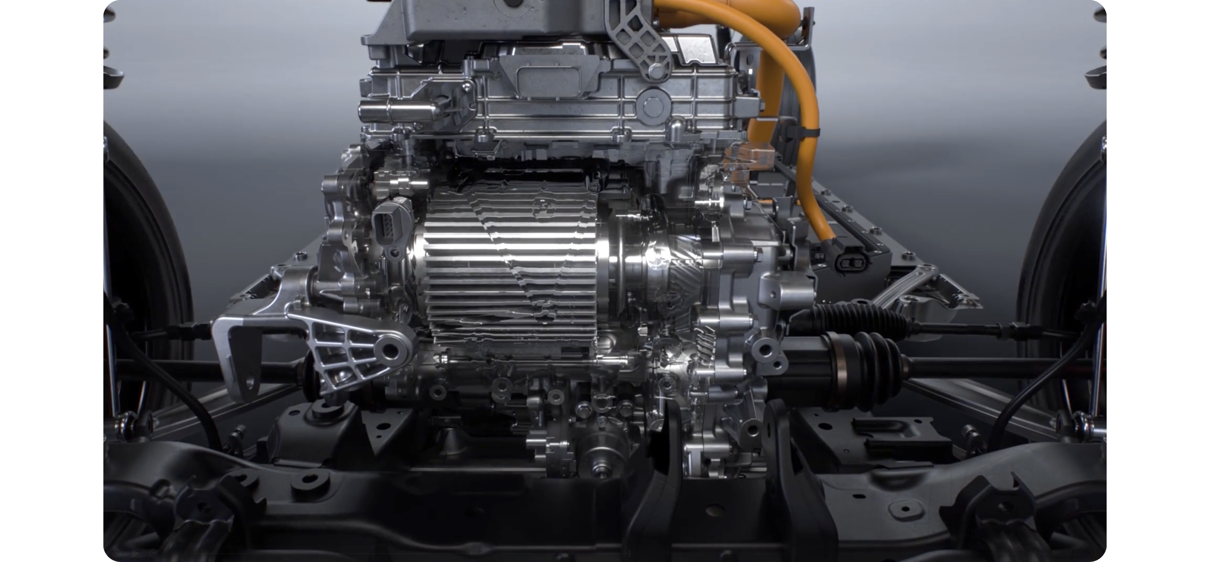 현대자동차 아이오닉 6 N의 전기모터 모습