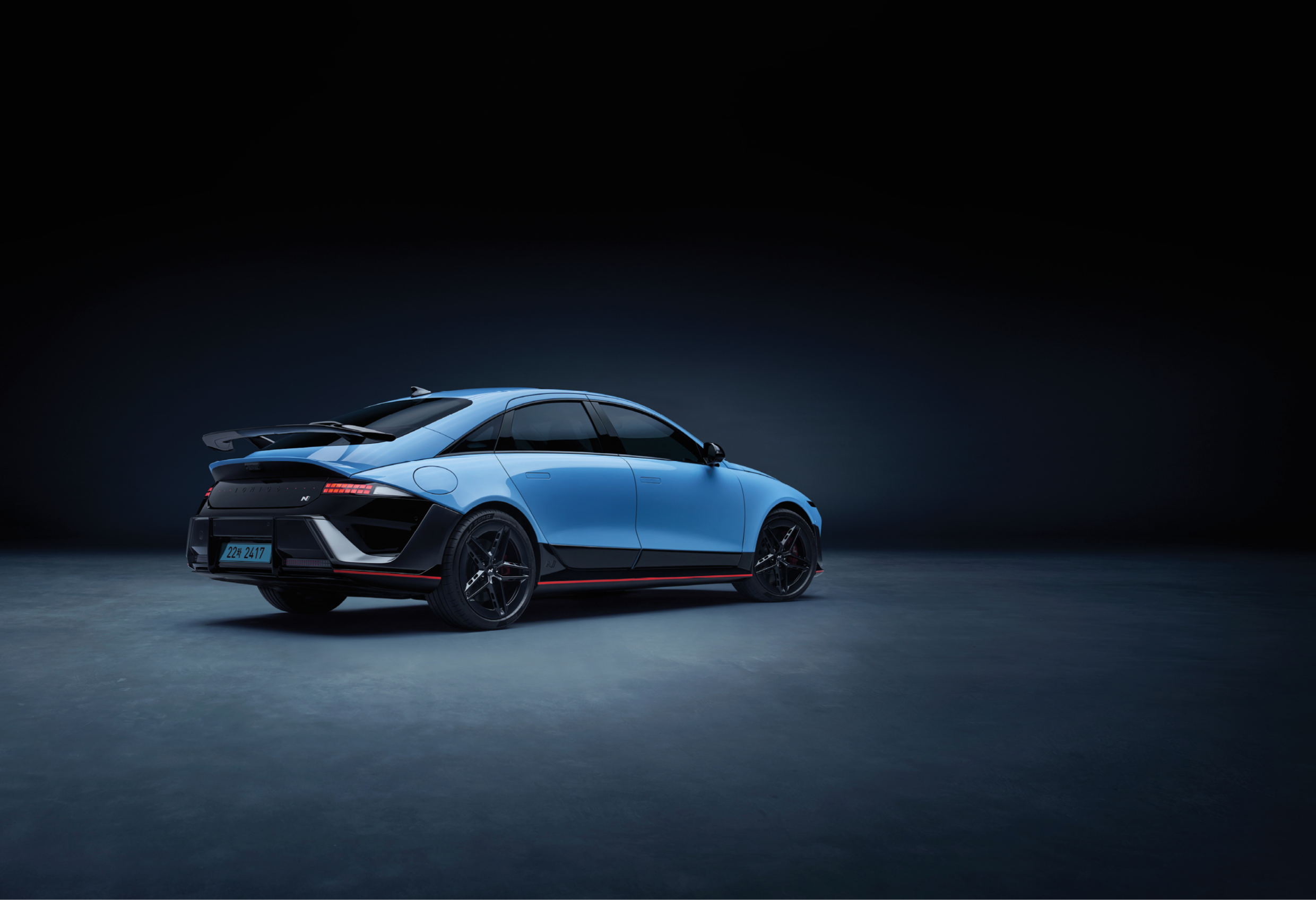 현대자동차 아이오닉 6 N의 모습