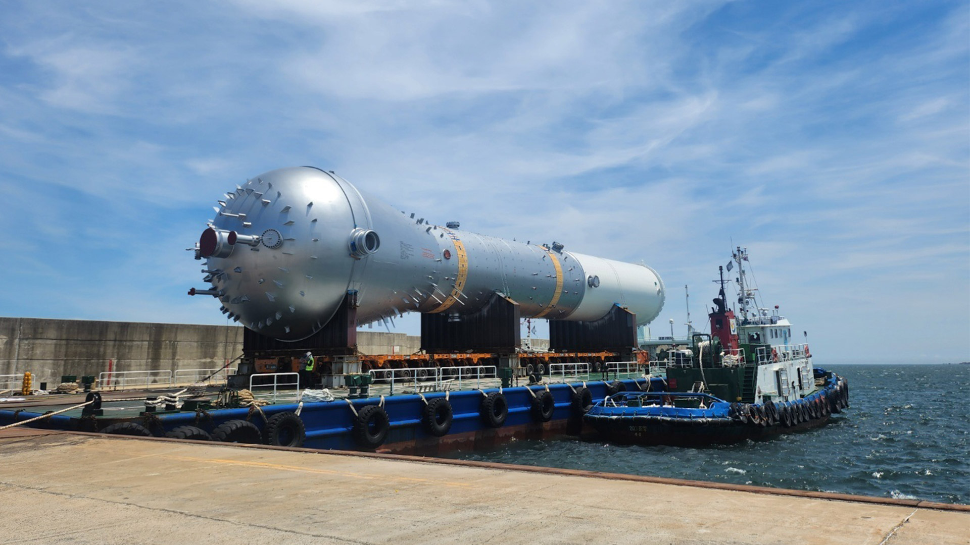 현대엔지니어링, 『샤힌 프로젝트 패키지-2』 최대 중량물 리액터 3기 설치 완료