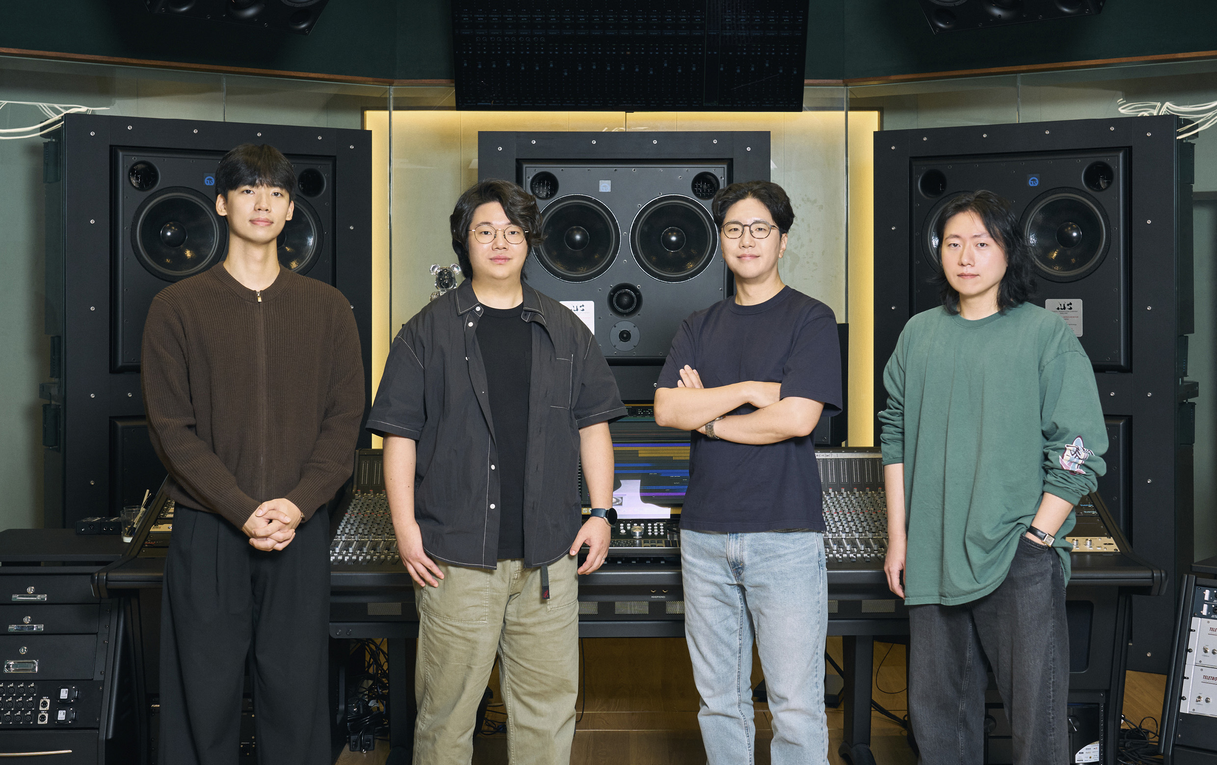 사운드 디자인 개발을 담당한 연구원들의 모습