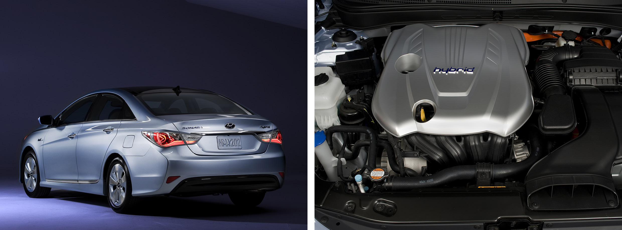6세대 쏘나타 하이브리드의 외관 및 엔진