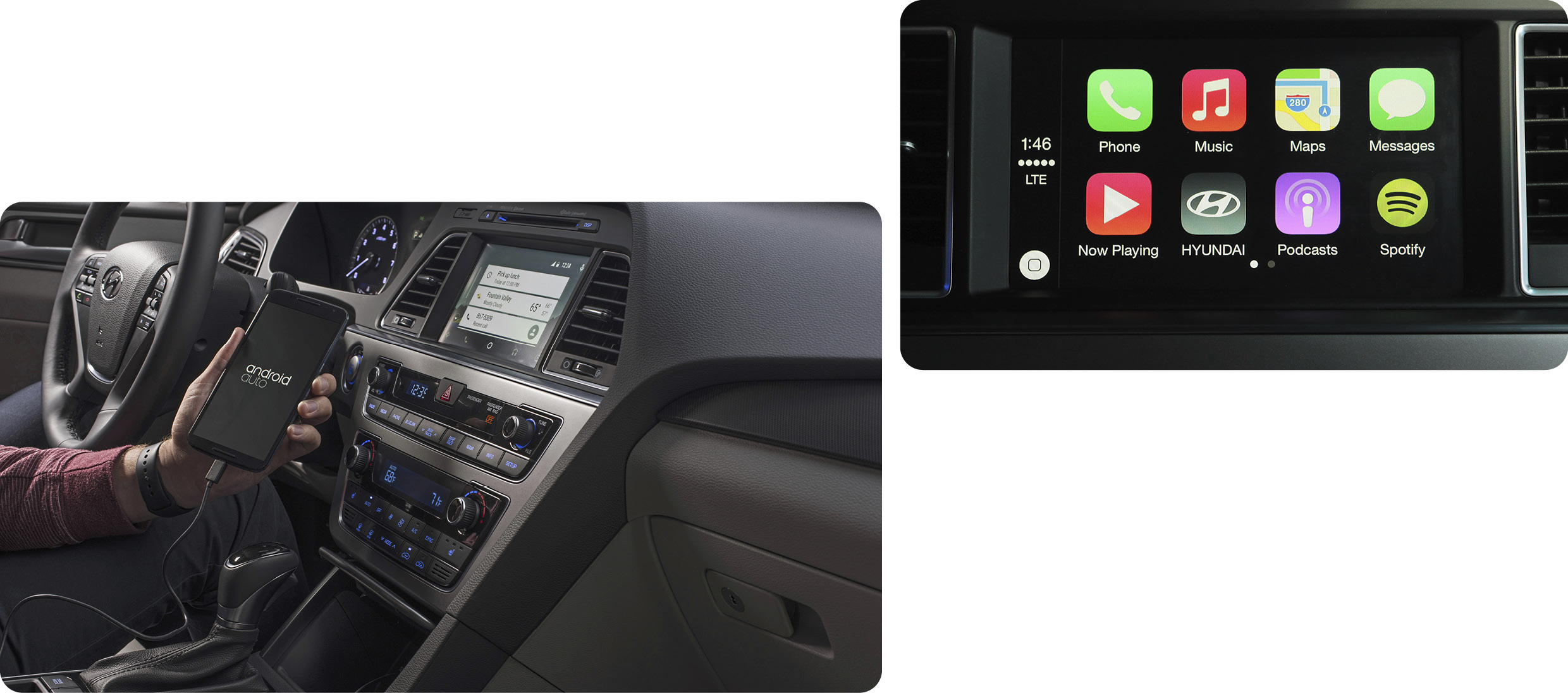 7세대 쏘나타에 탑재한 커넥티드 사양