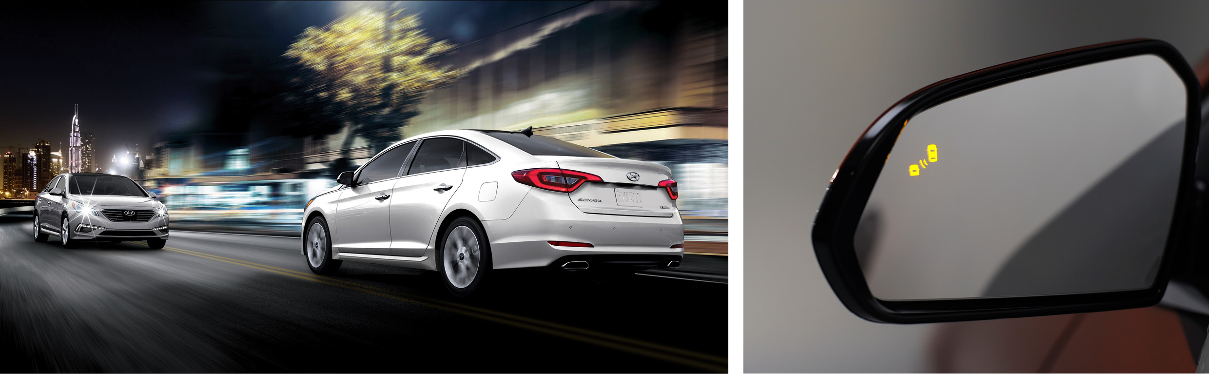 7세대 쏘나타의 도심 주행 모습