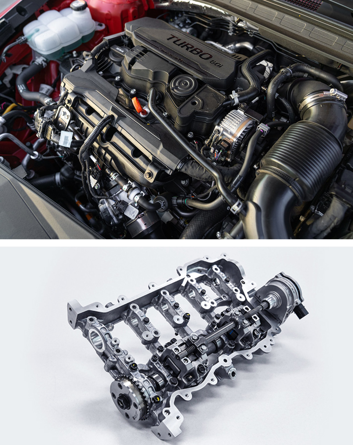 1.6L 터보 엔진의 CVVD 부품