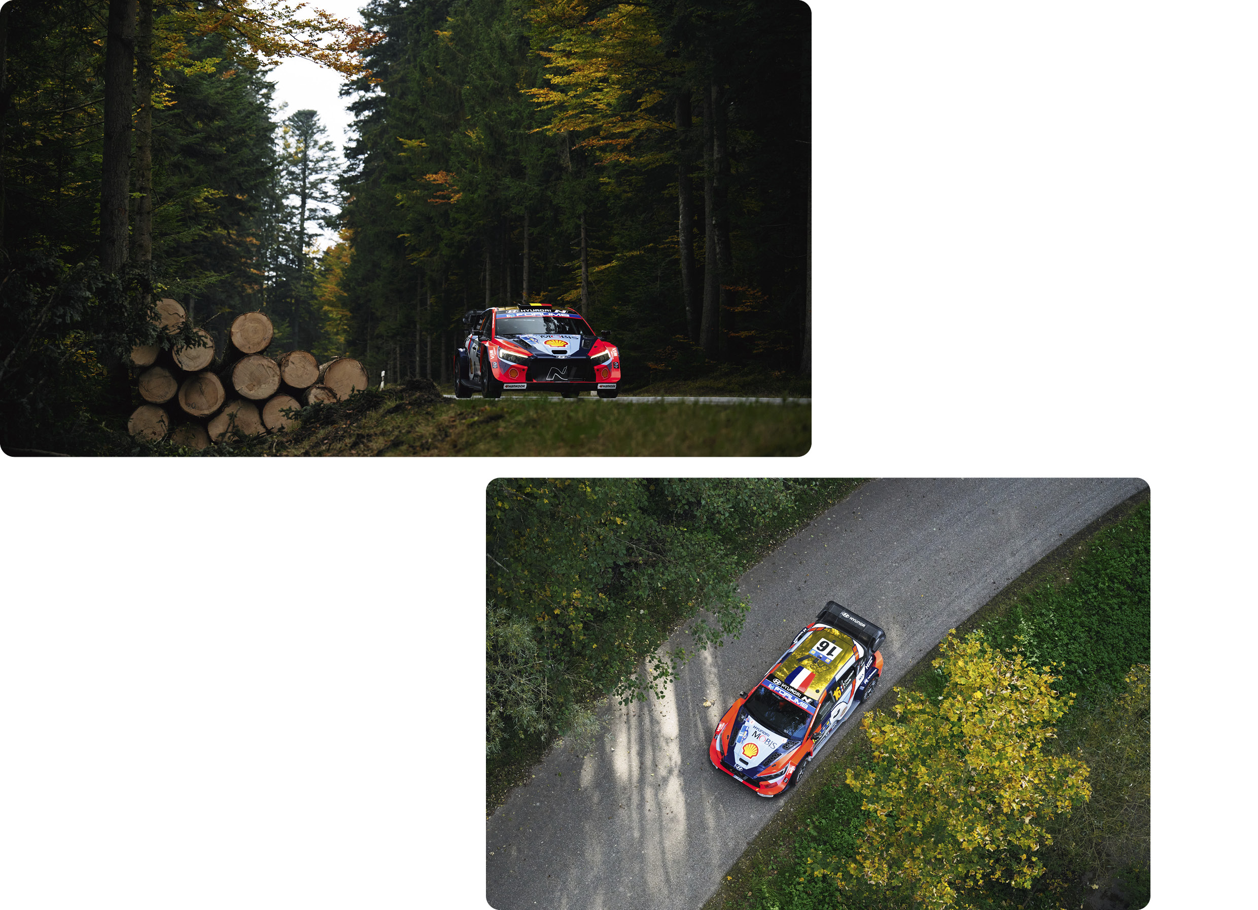 2025 WRC 12라운드 중앙유럽 랠리 주행 모습