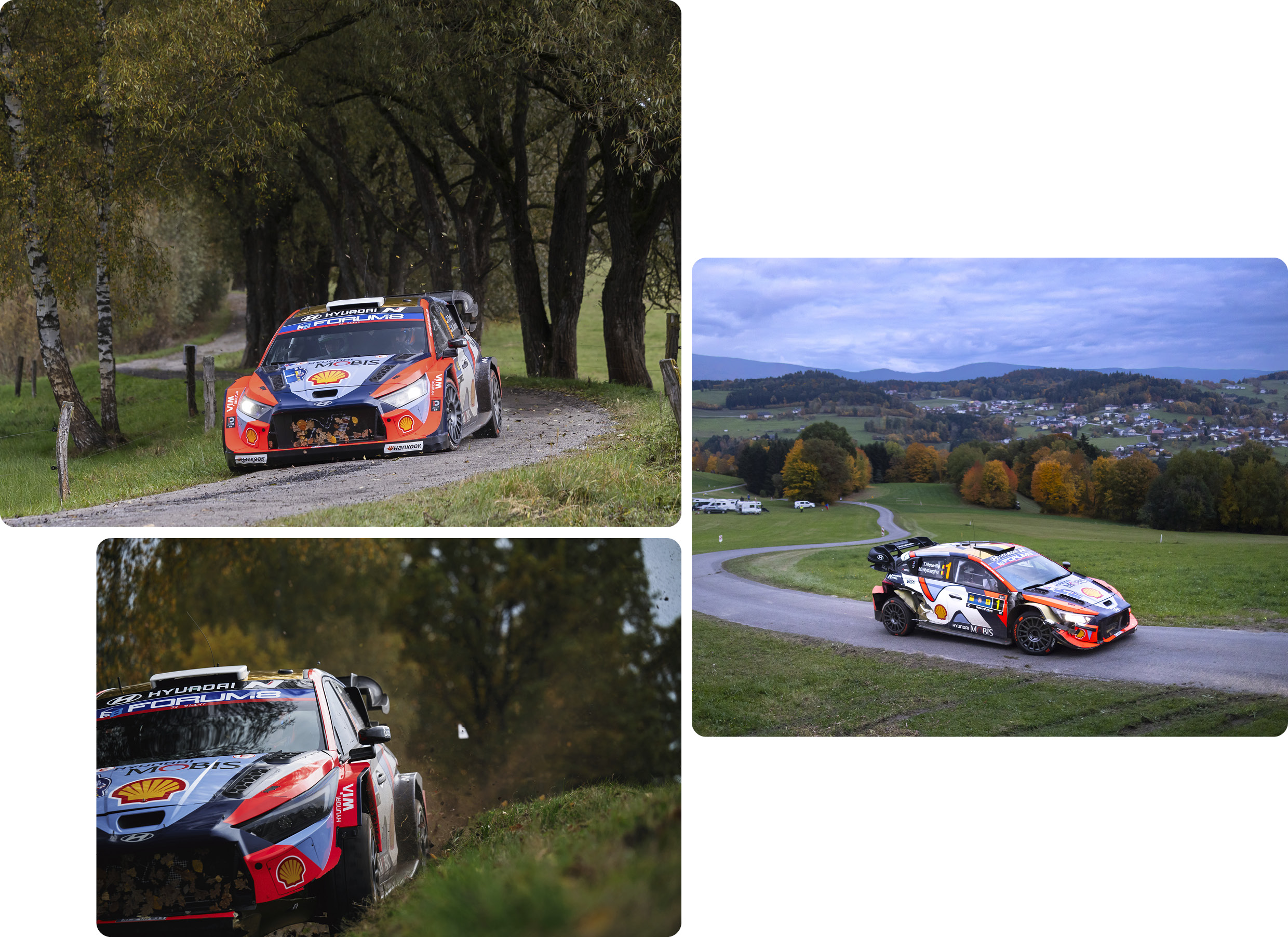 2025 WRC 12라운드 중앙유럽 랠리 주행 모습