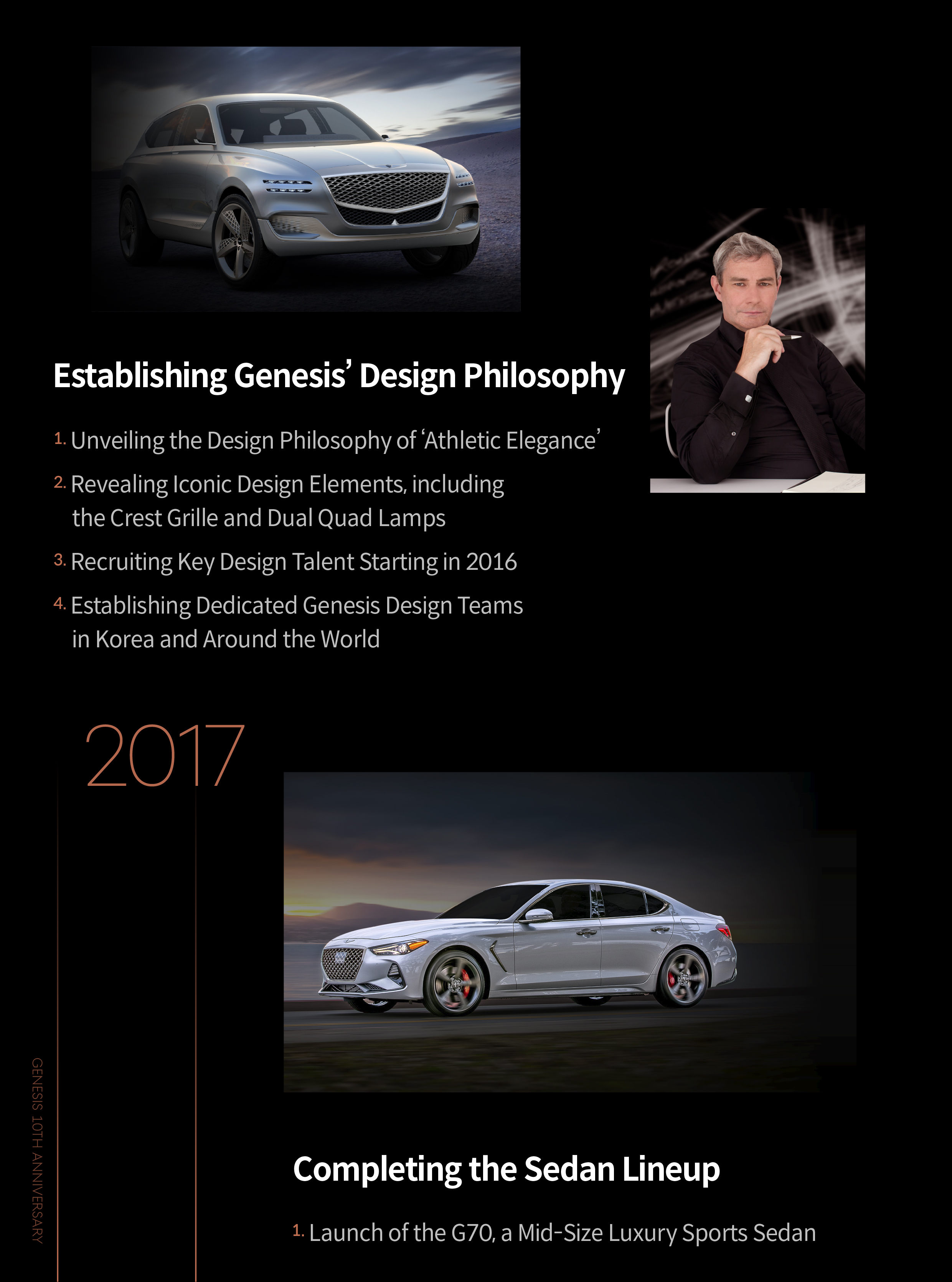 Table Explaining Genesis Design Philosophy